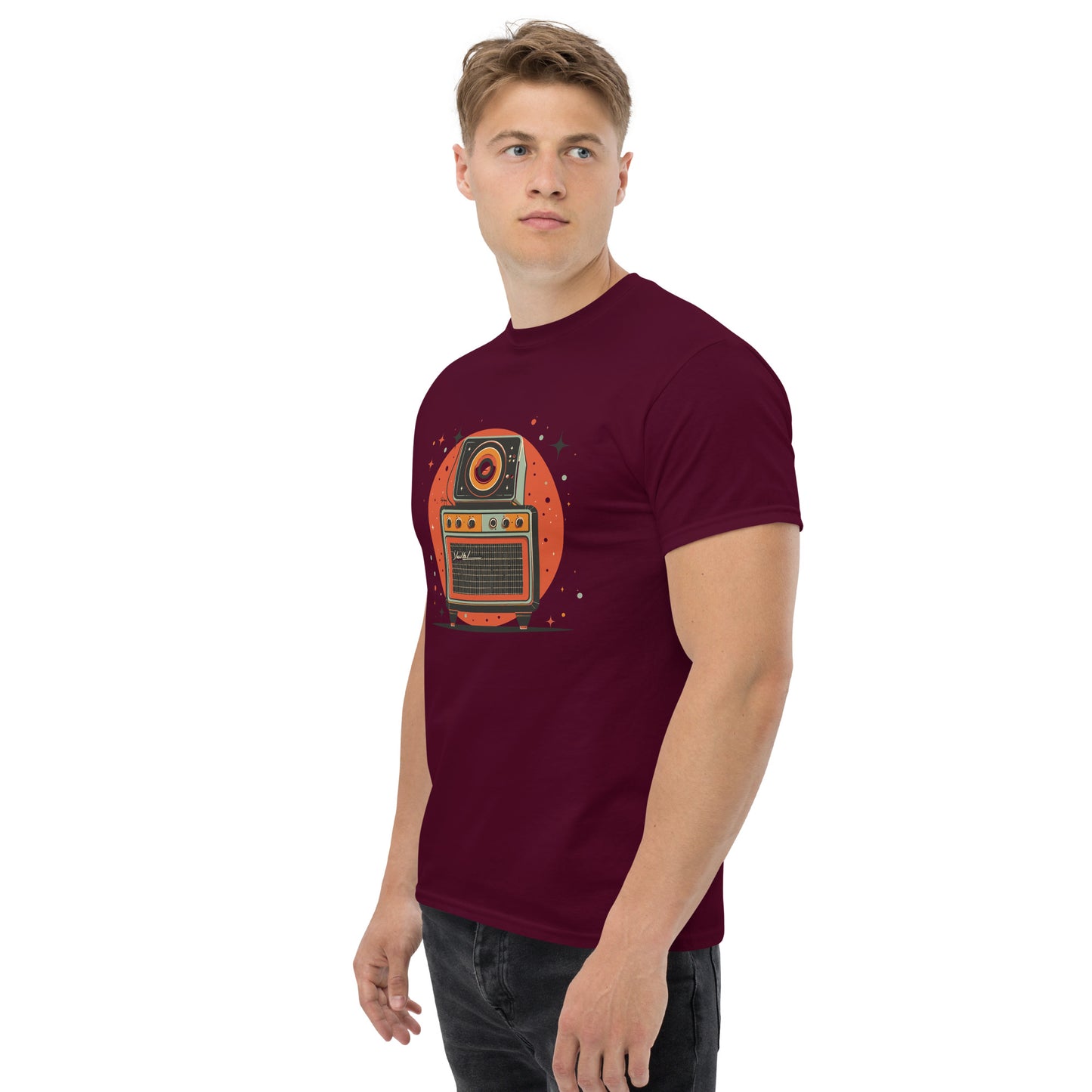 old school amplifier Unisex classic tee