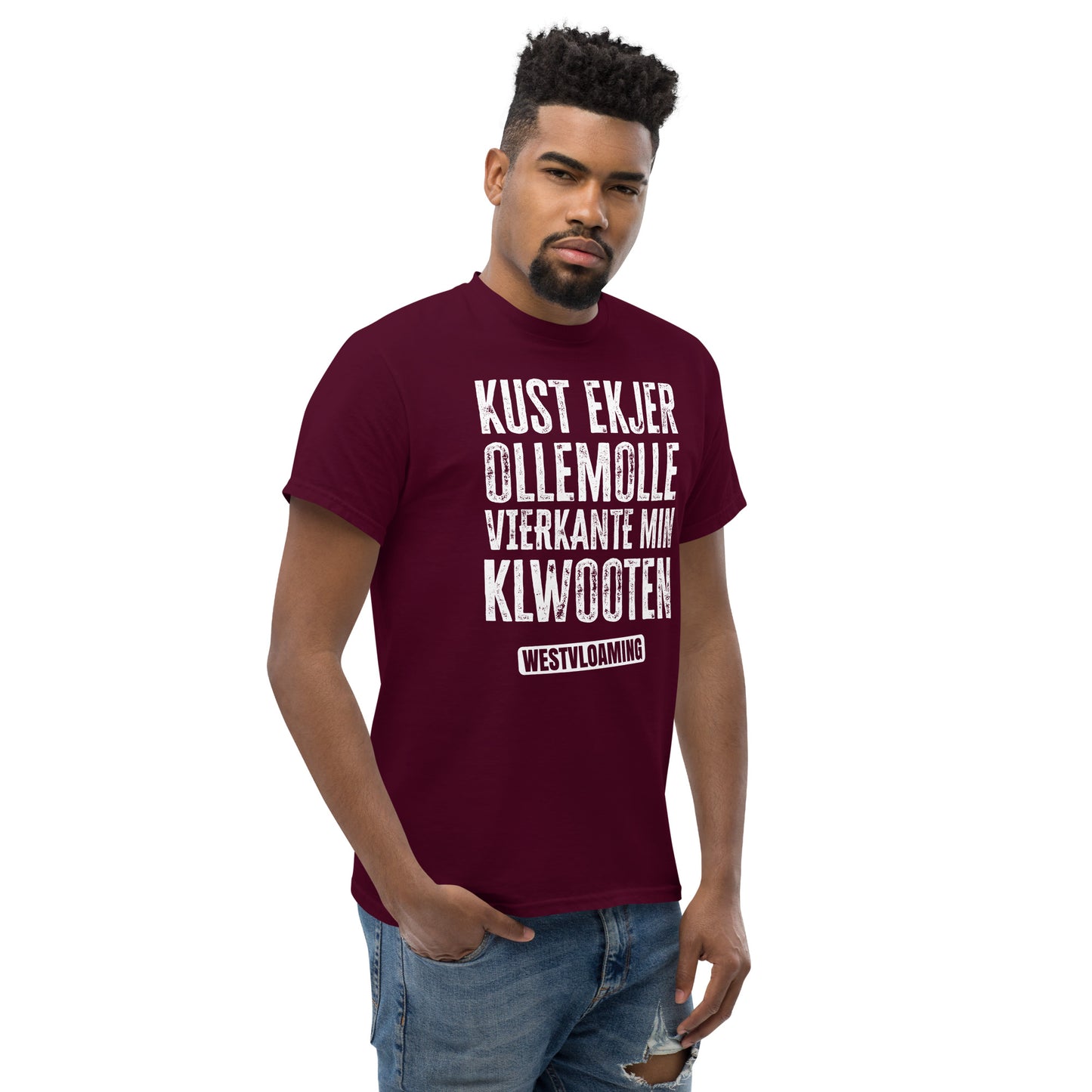 kust vierkantig mien klwooten Unisex classic tee