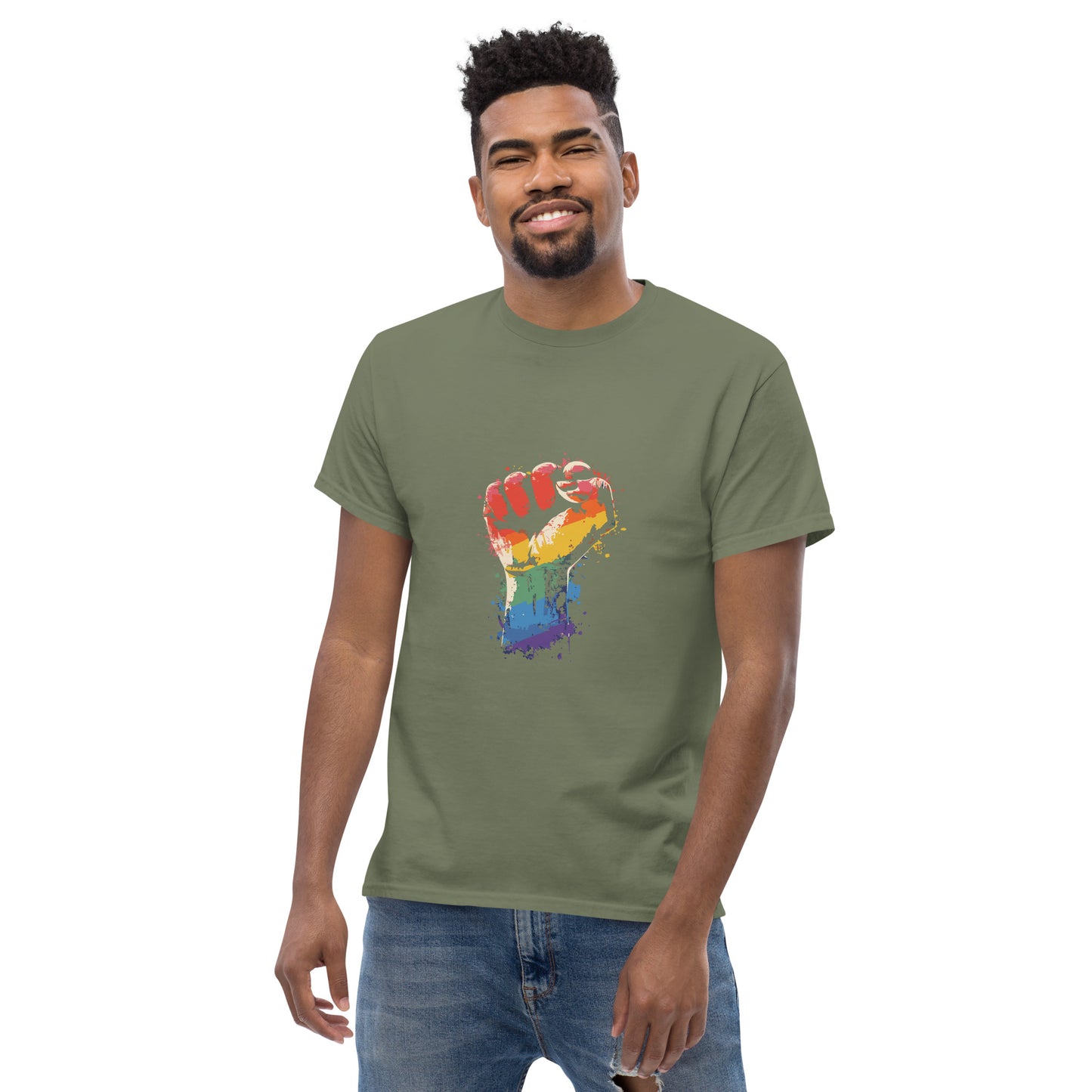 lgtbq fist Unisex classic tee