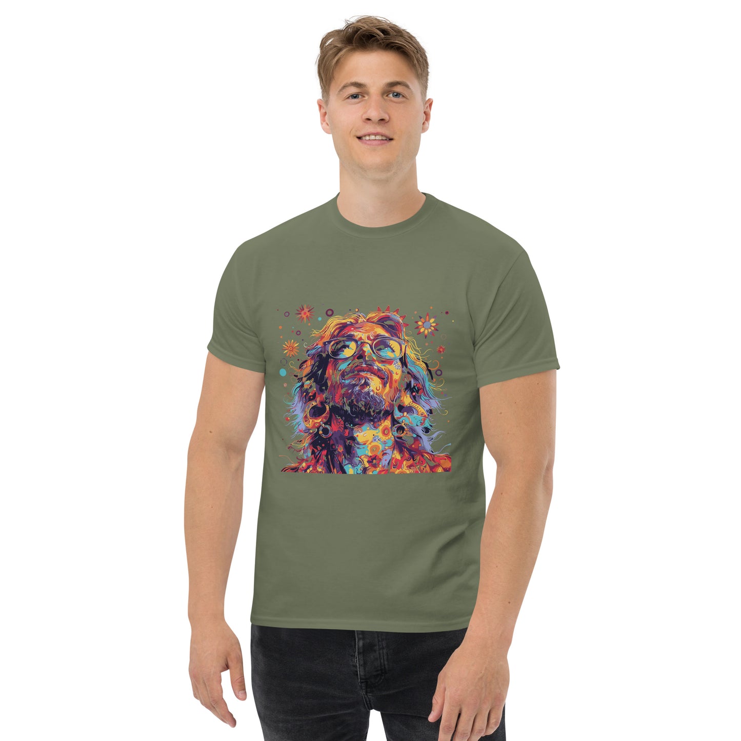 Hippie lookin up Unisex classic tee