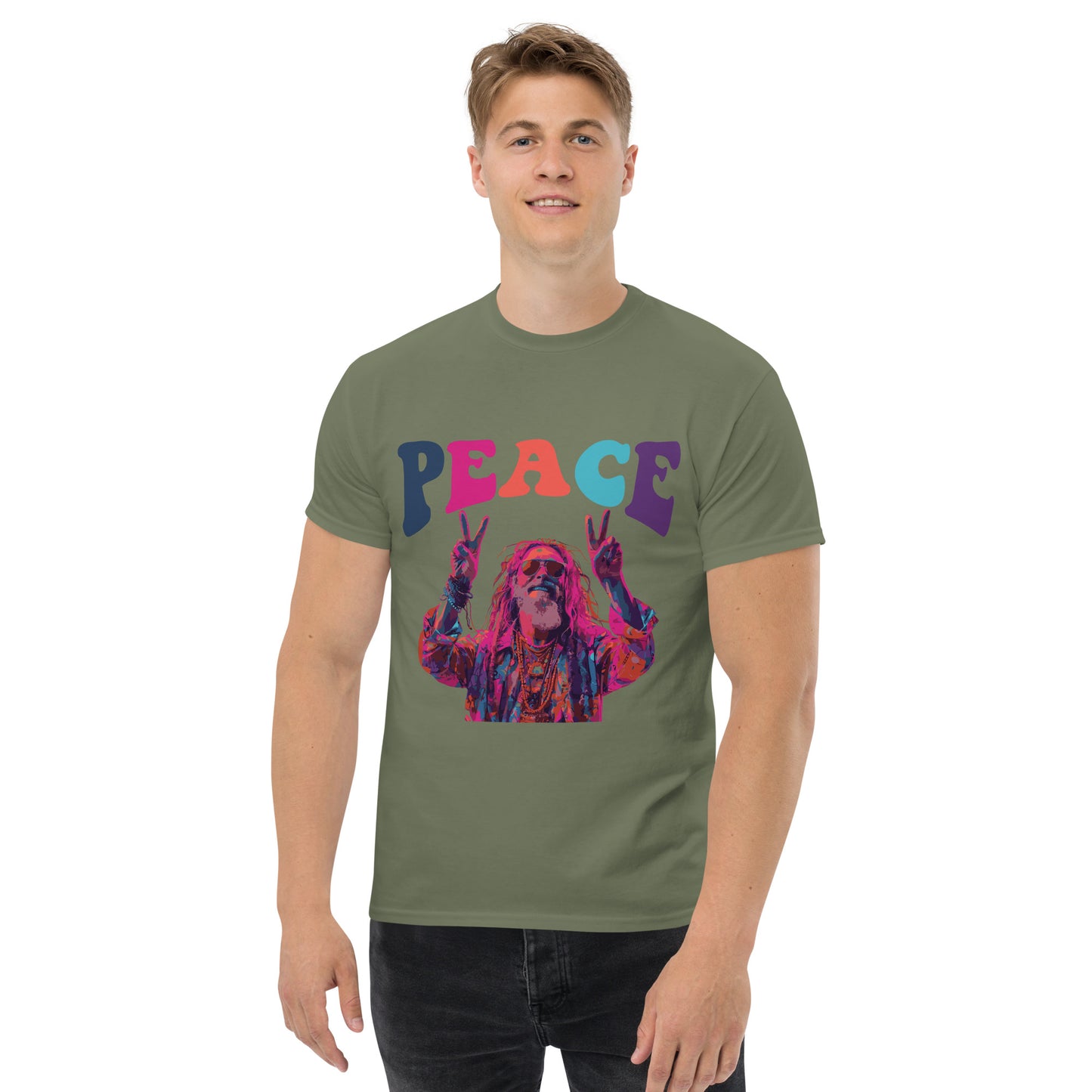 Peace Hippie Unisex classic tee