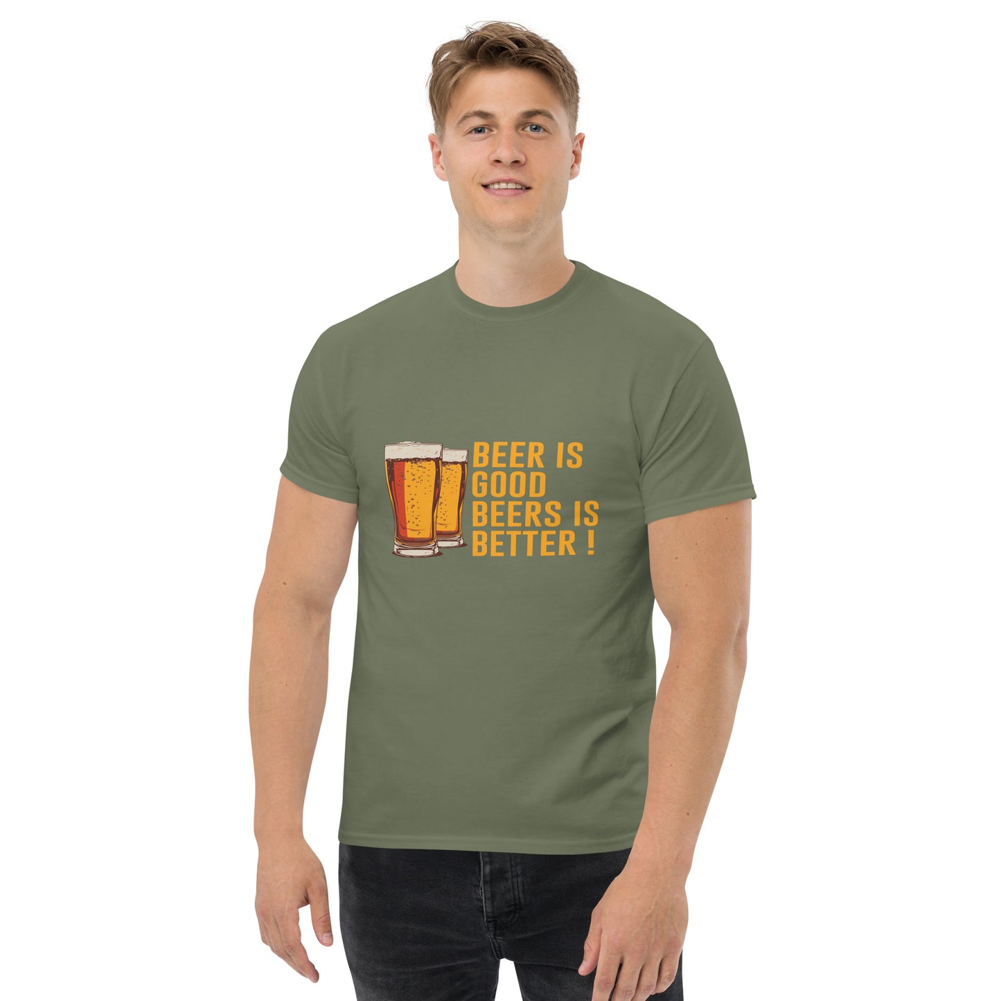 Beers is better Unisex classic tee