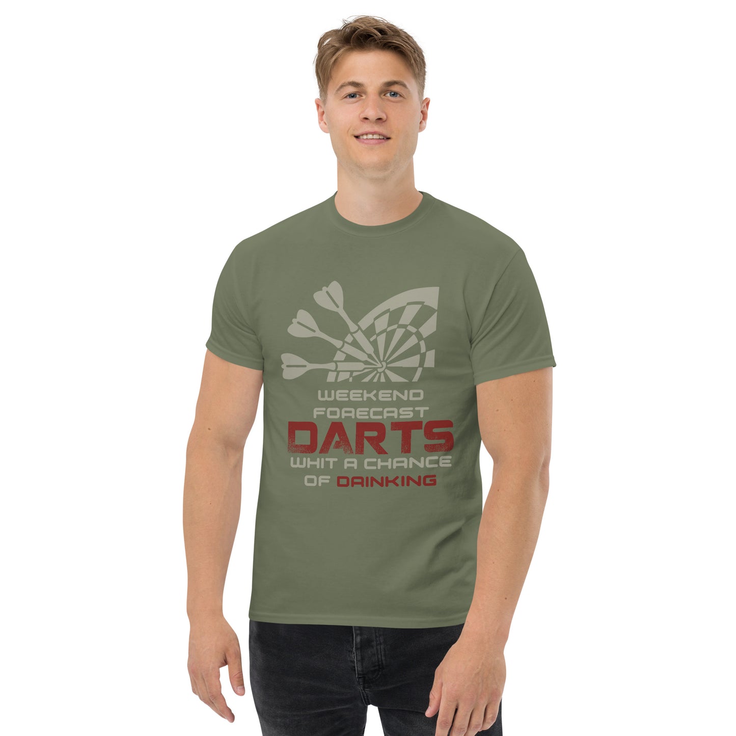 Weekend forecast Darts Unisex classic tee