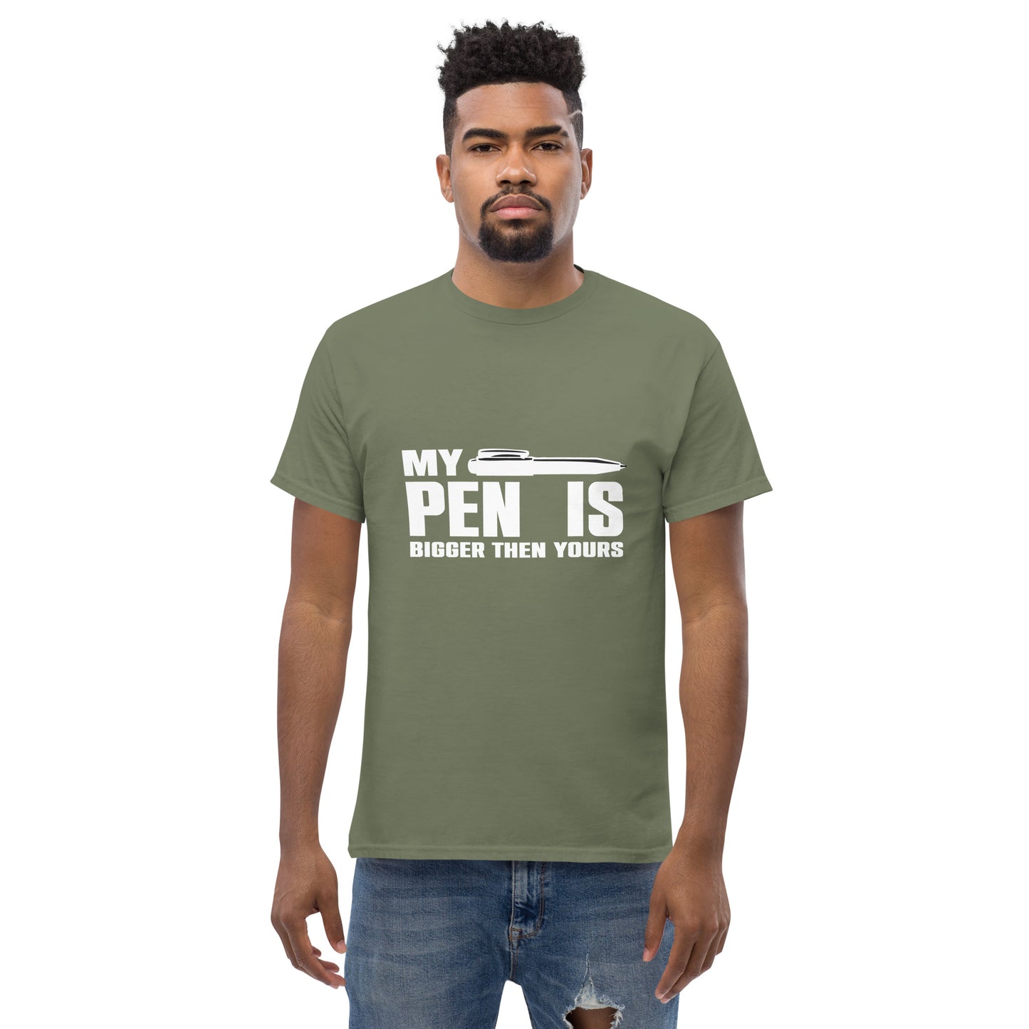 My pen ie bigger Unisex classic tee