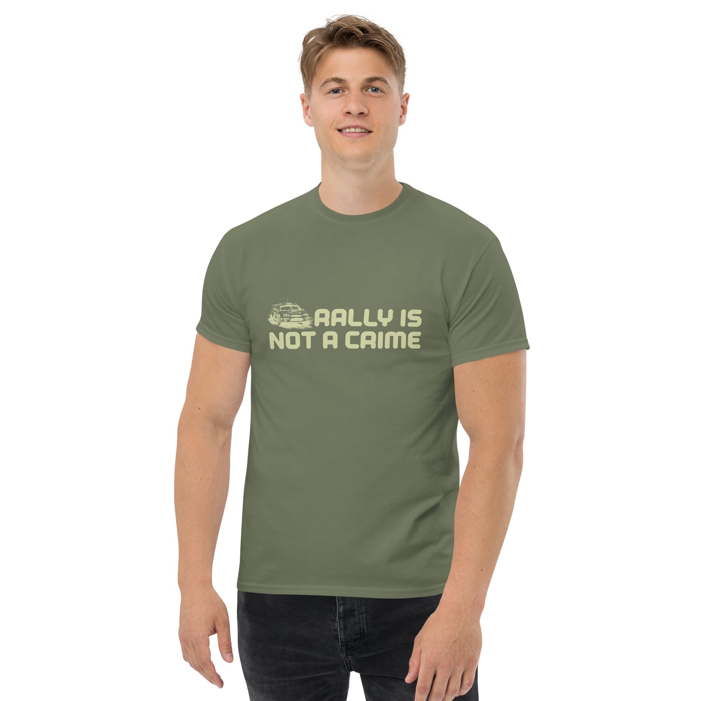 Rally is not a crime Unisex classic tee