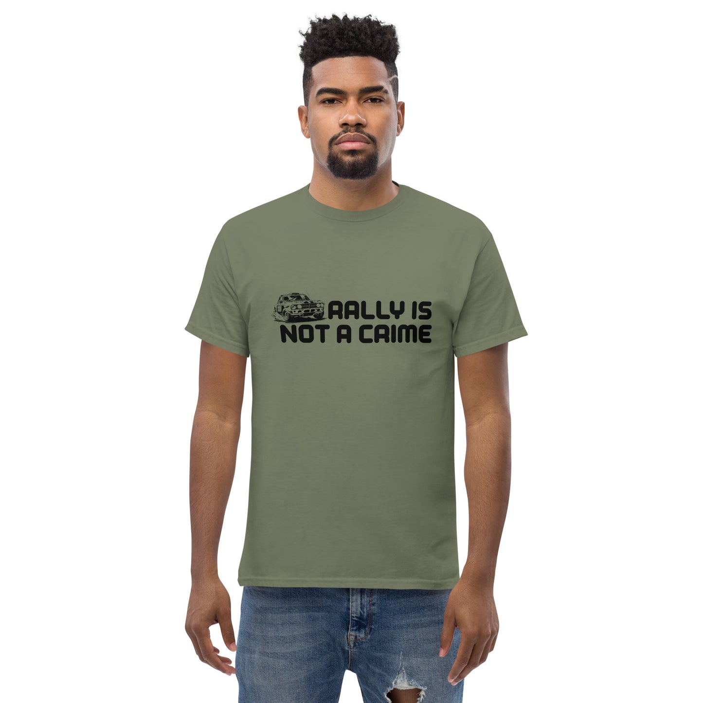 Rally is not a crime Unisex classic tee