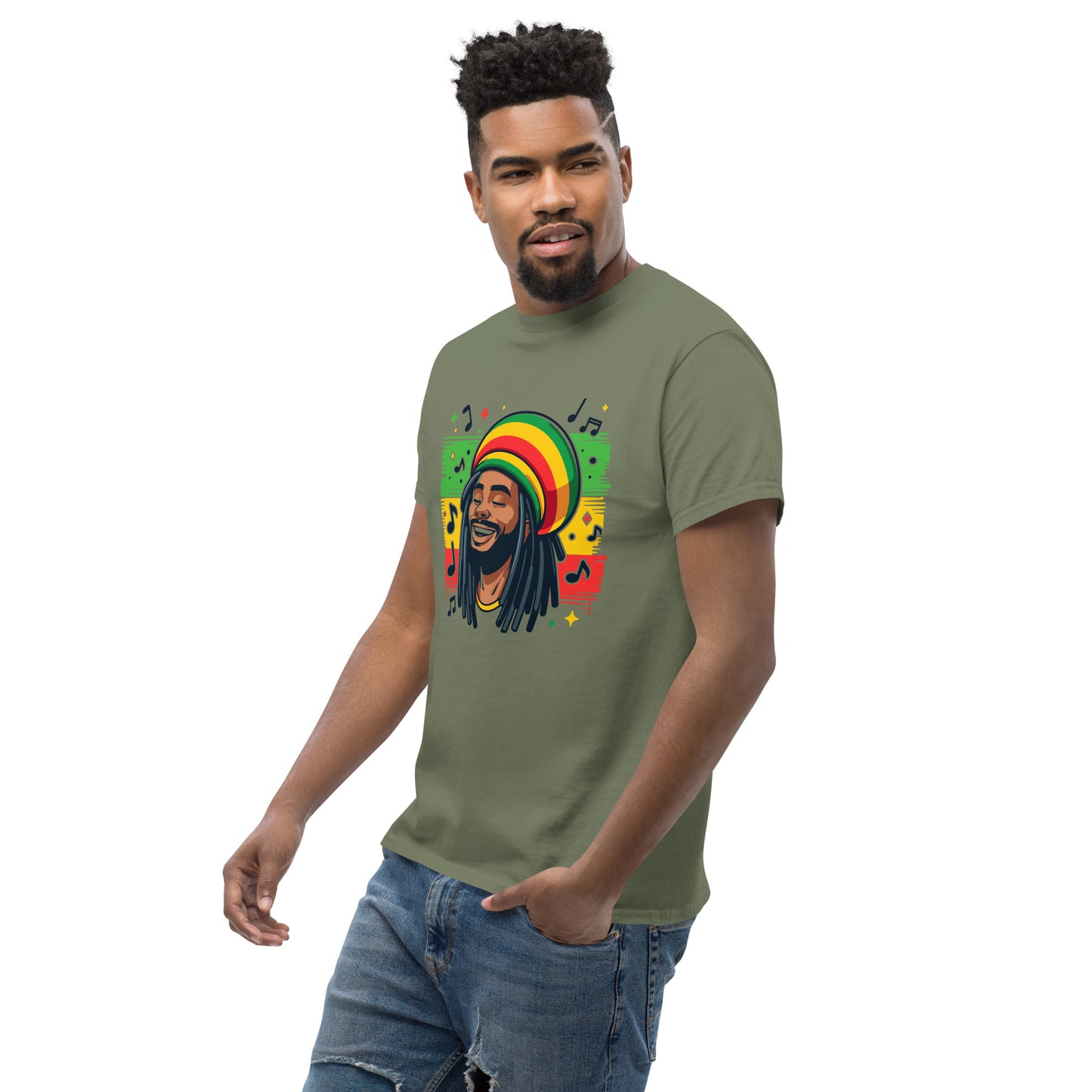 Rasta Man Unisex classic tee