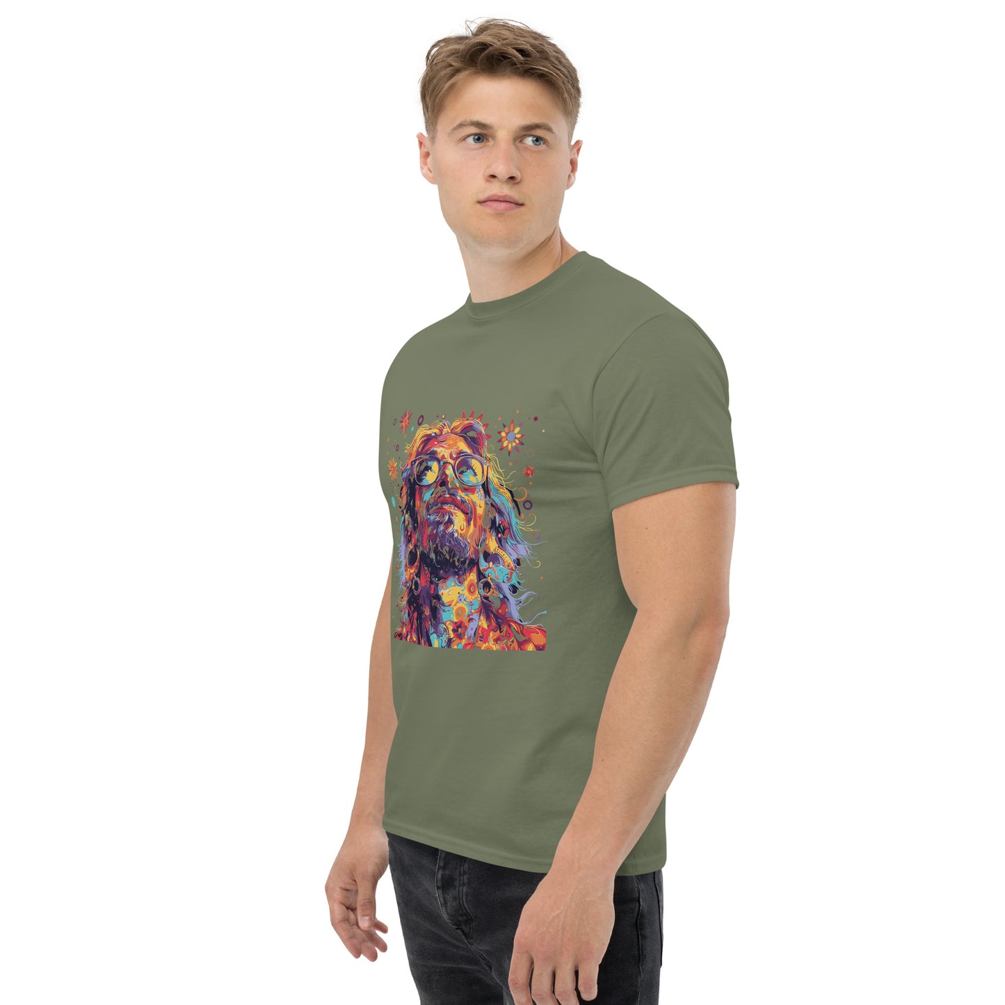 Hippie lookin up Unisex classic tee