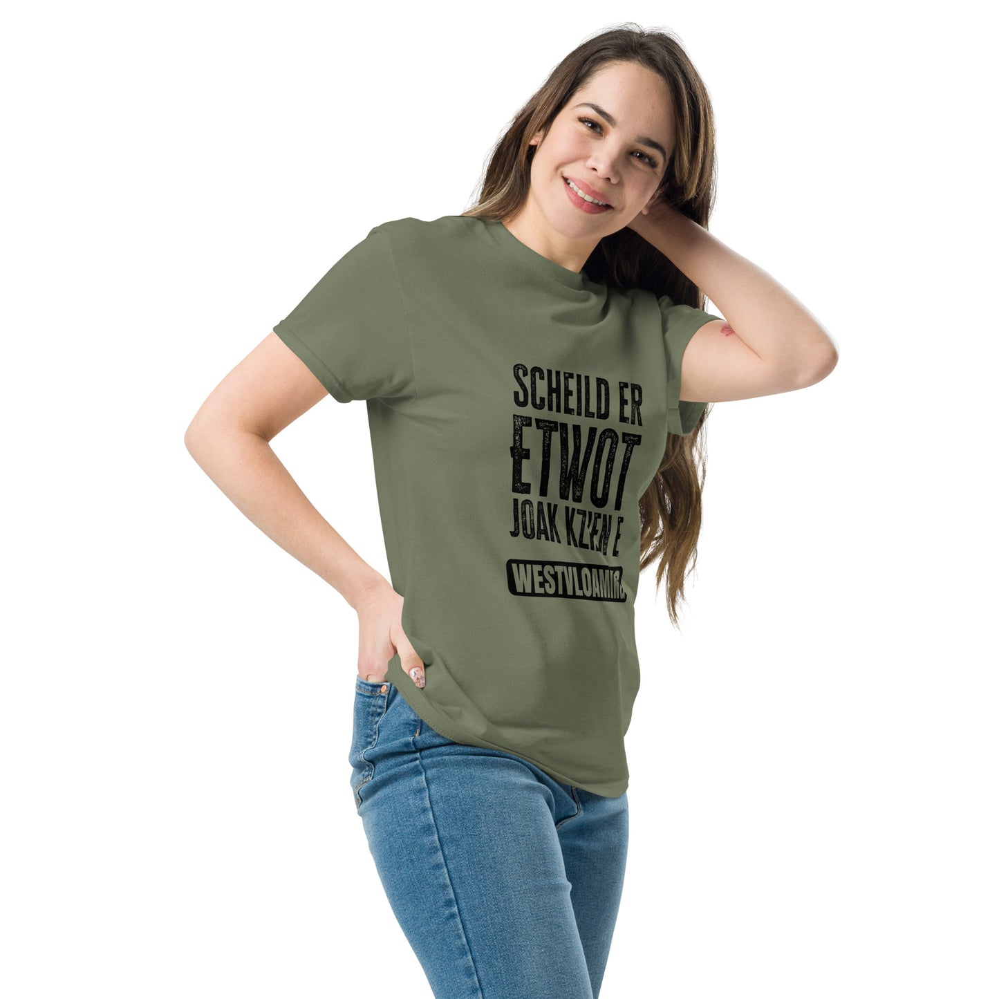 Scheild er etwot Westvloaming Unisex classic tee