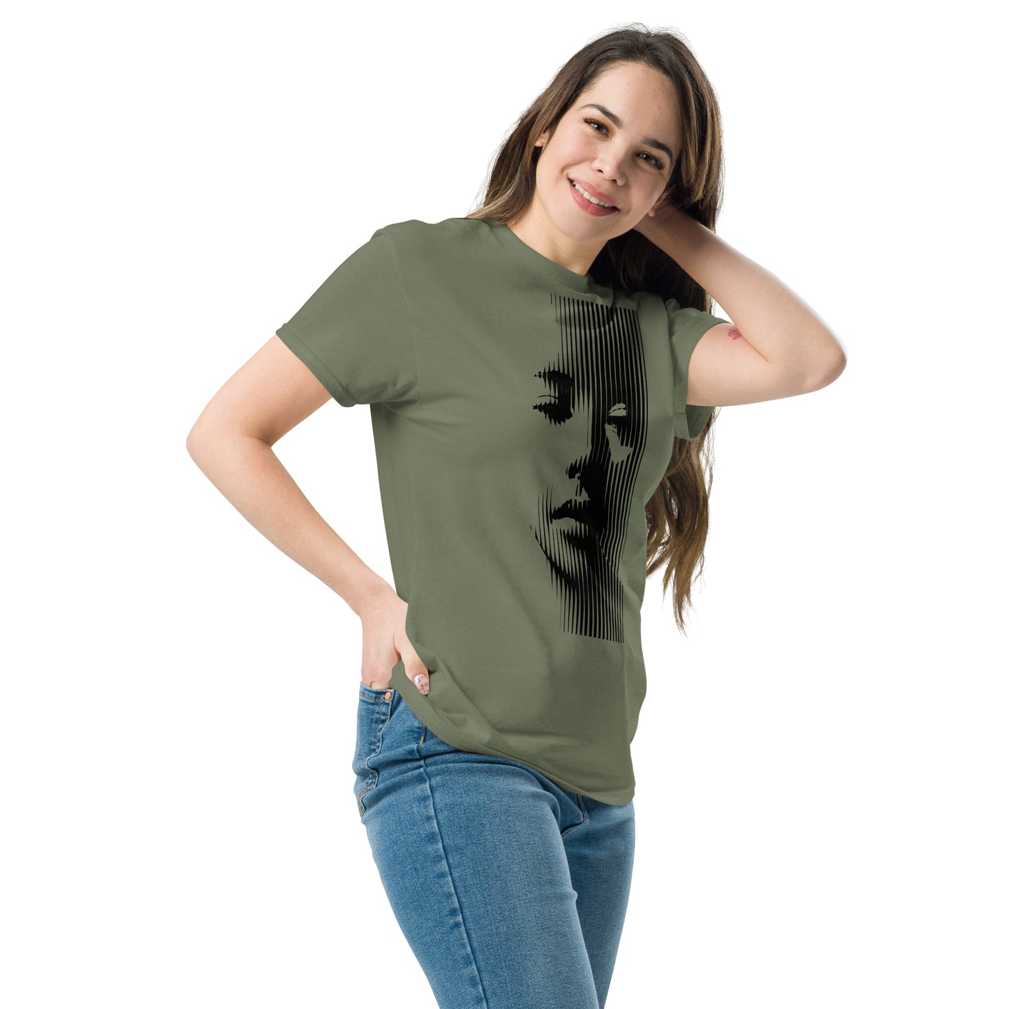 Lady Stripes Unisex classic tee