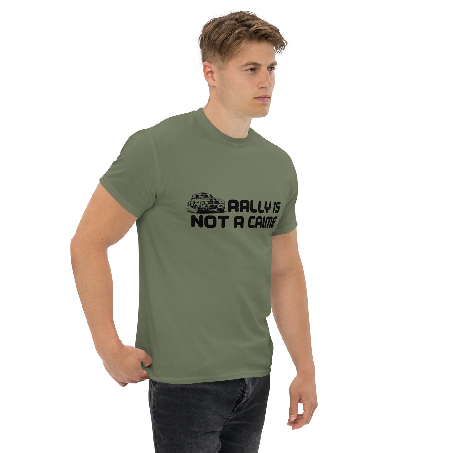 Rally is not a crime Unisex classic tee