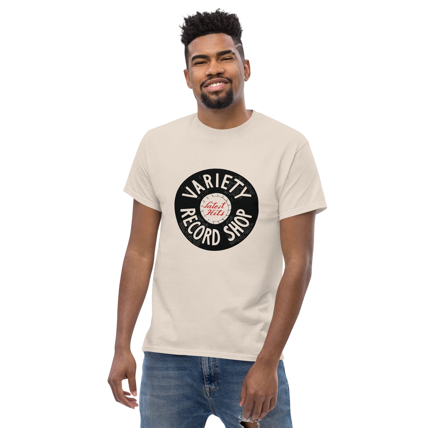 Old school variety records Unisex classic tee