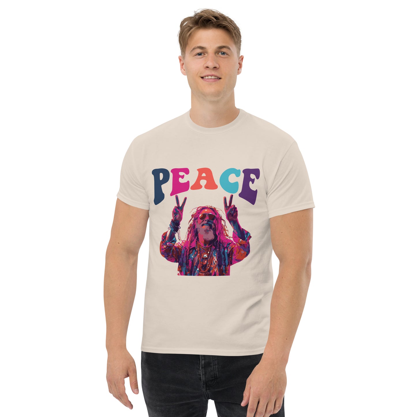 Peace Hippie Unisex classic tee