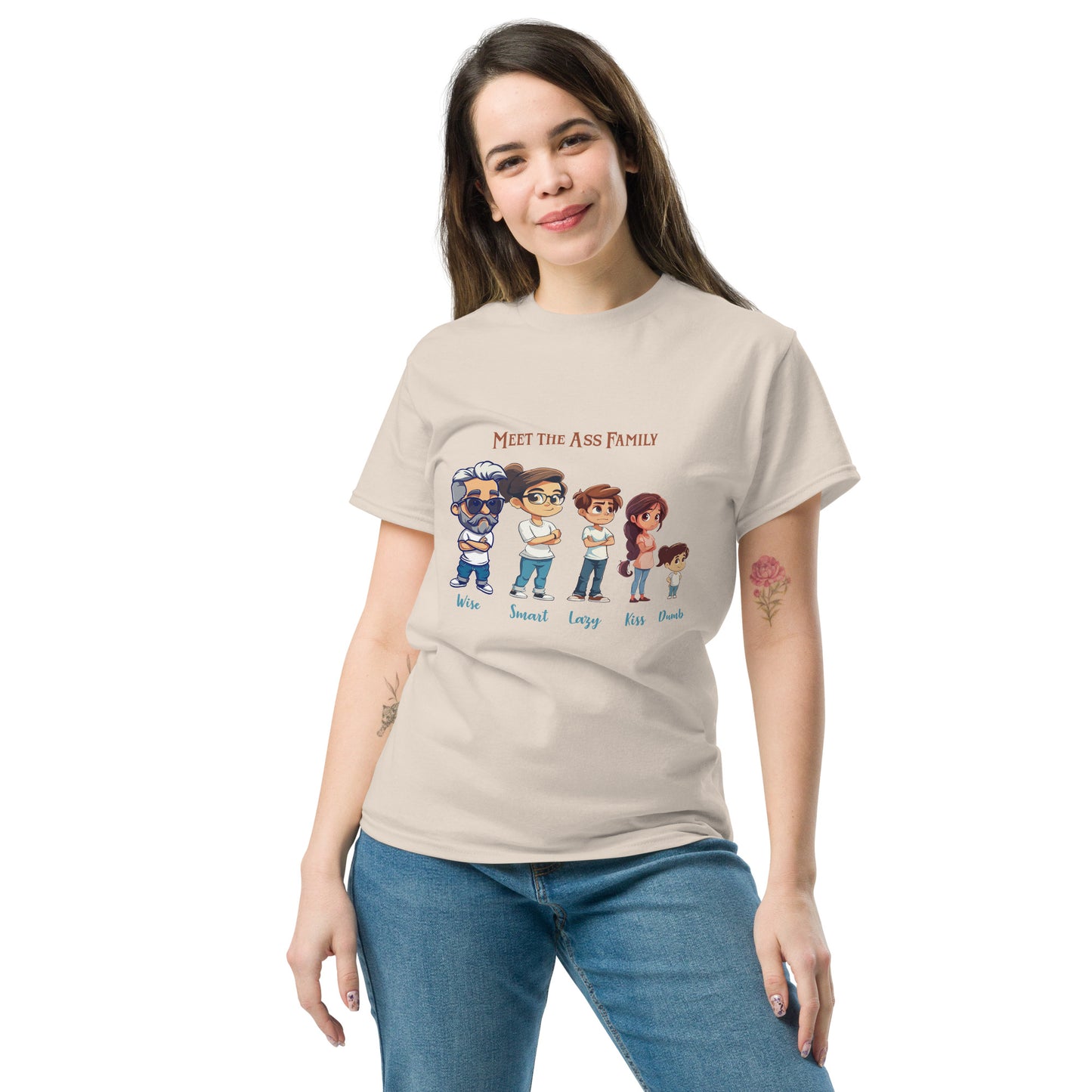 Meet the ass family Unisex classic tee