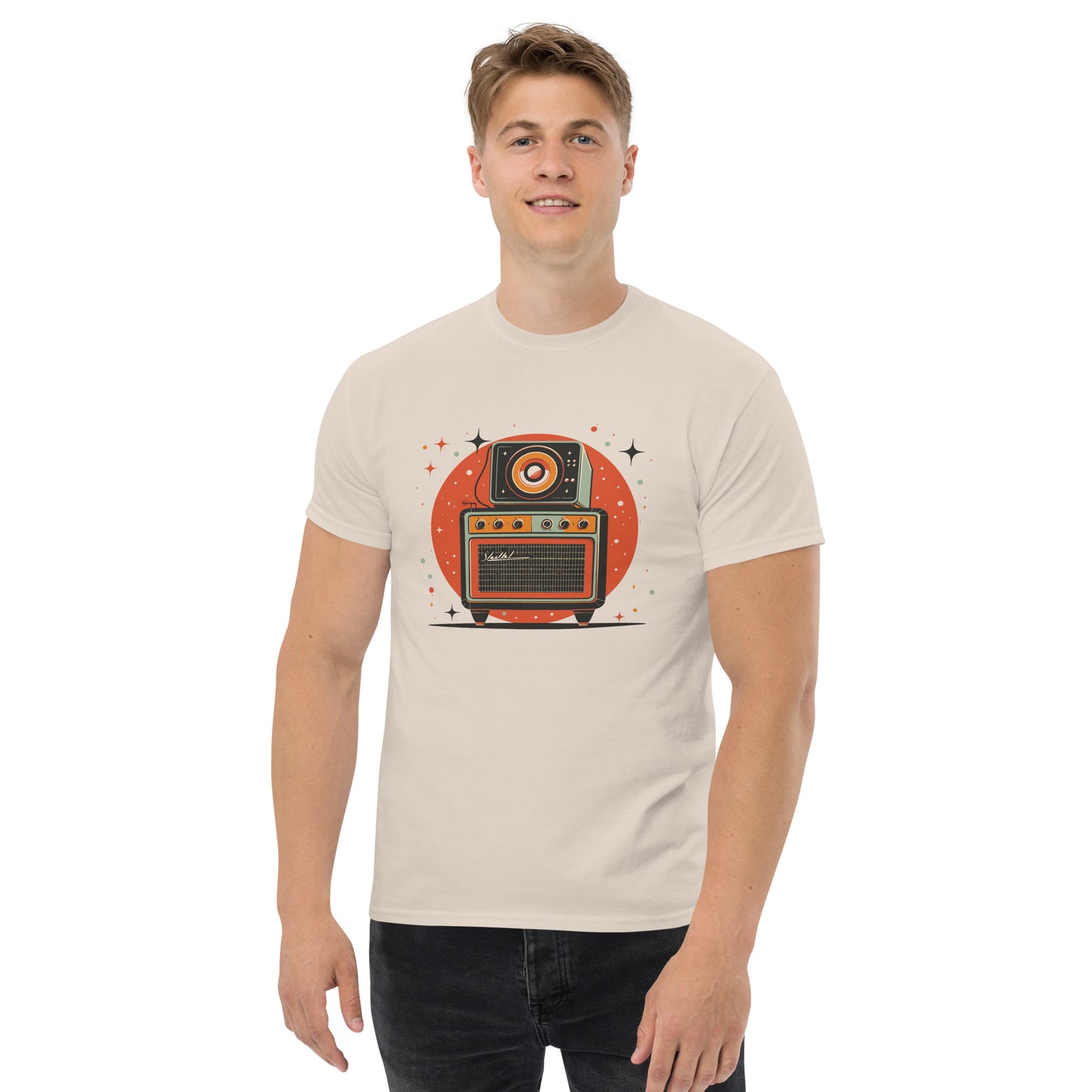 old school amplifier Unisex classic tee