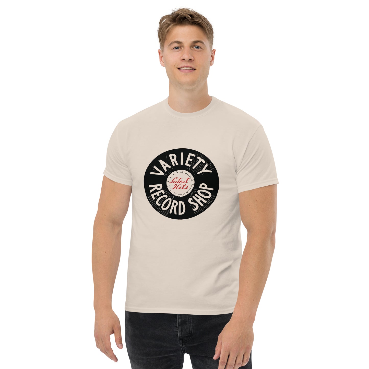 Old school variety records Unisex classic tee