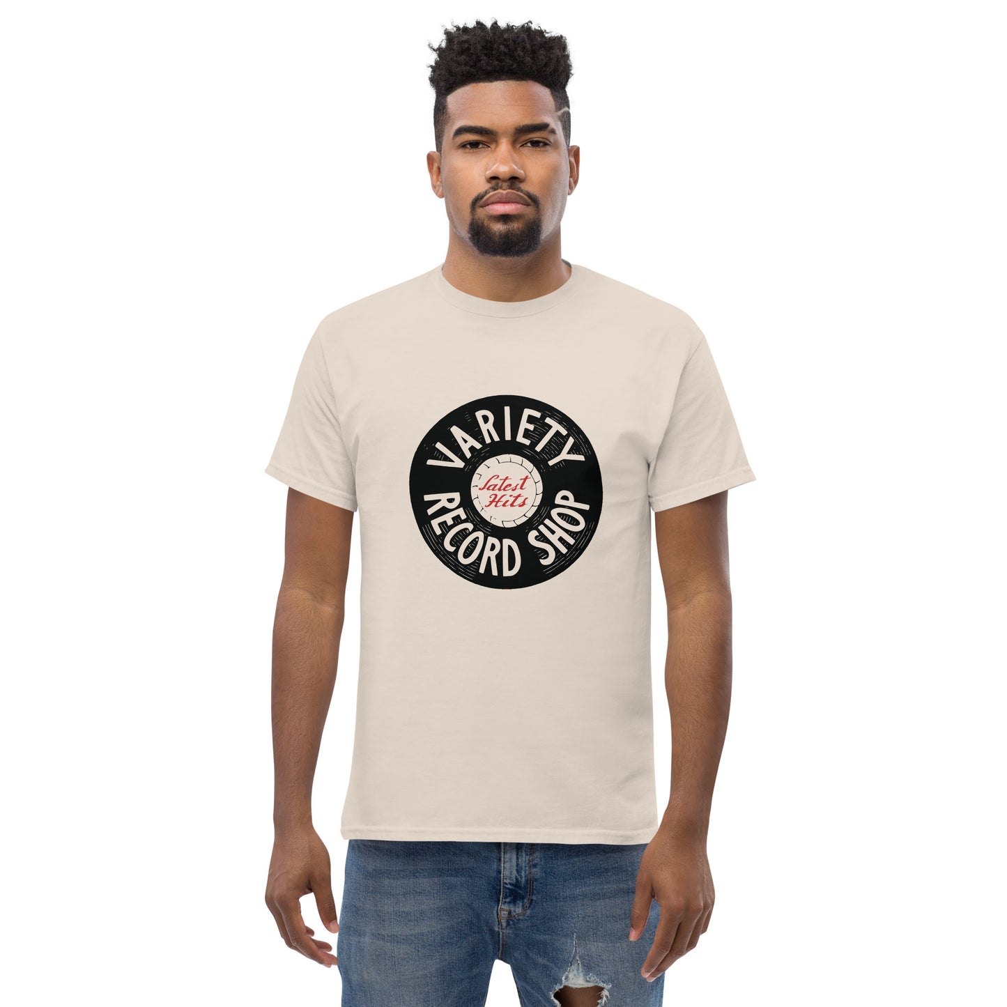 Old school variety records Unisex classic tee