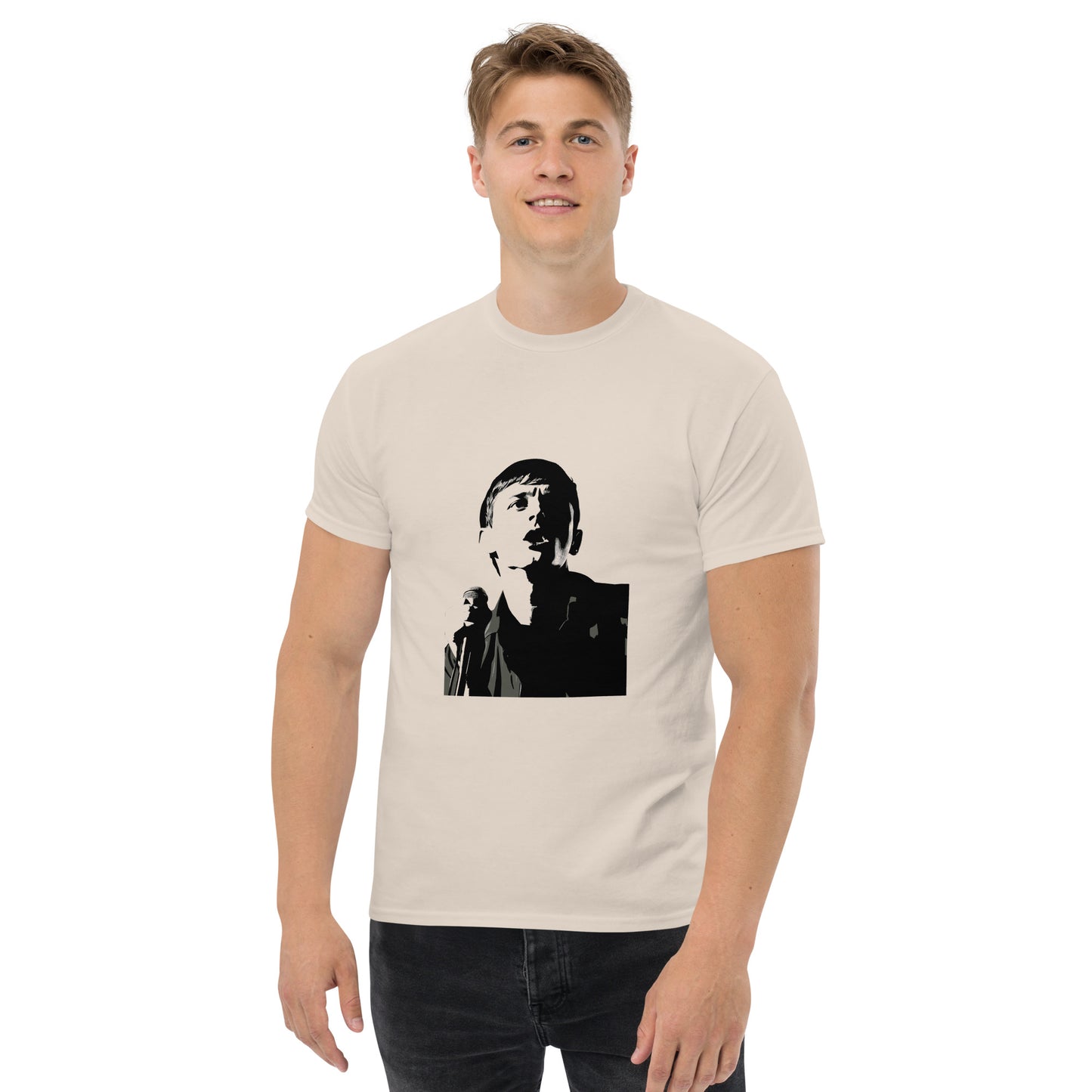 Ian Curtis Drawing Unisex classic tee