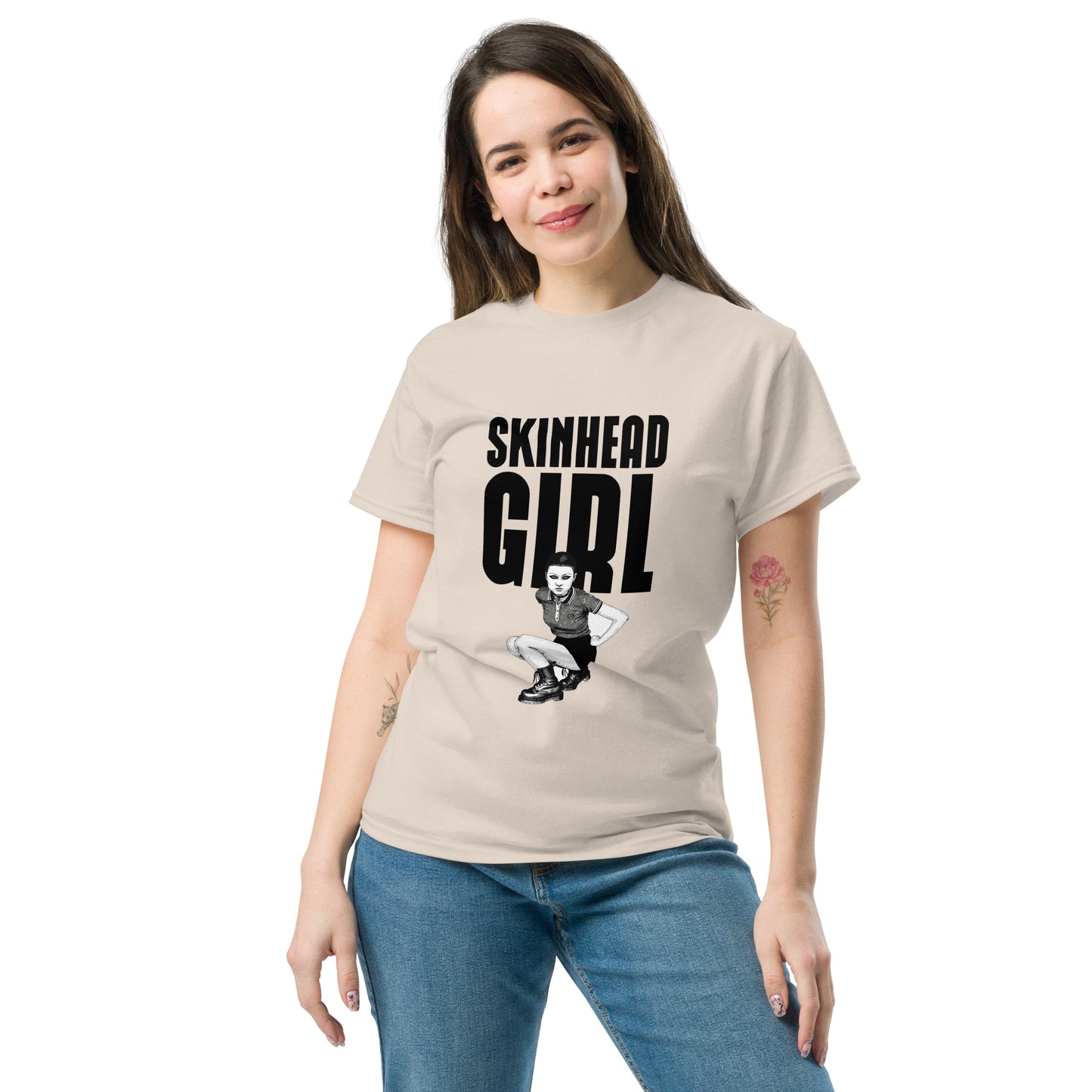 Skinhead girl Unisex classic tee