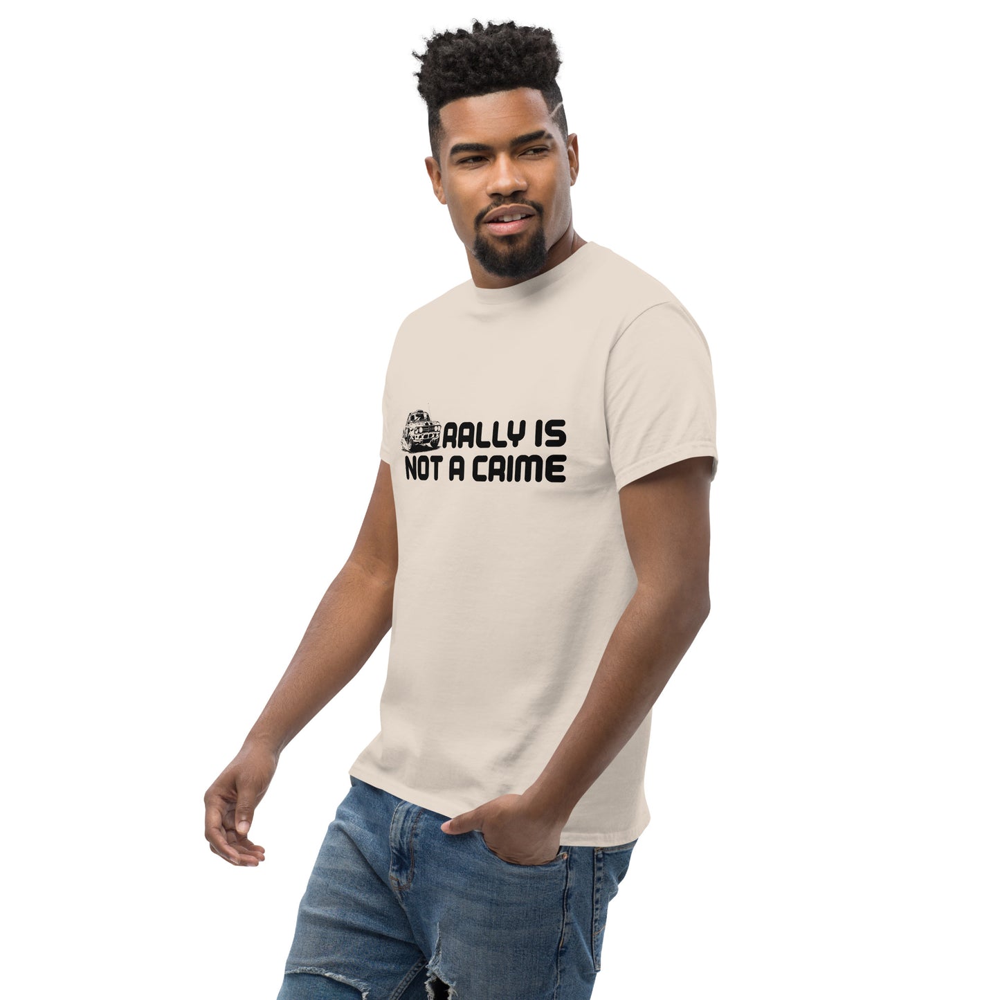 Rally is not a crime Unisex classic tee