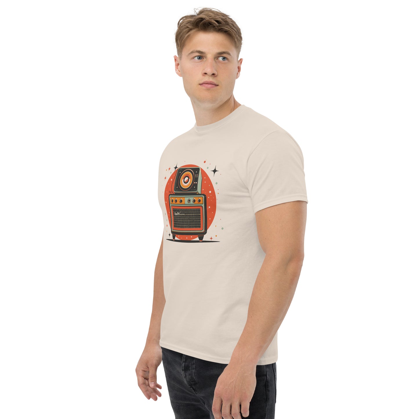 old school amplifier Unisex classic tee