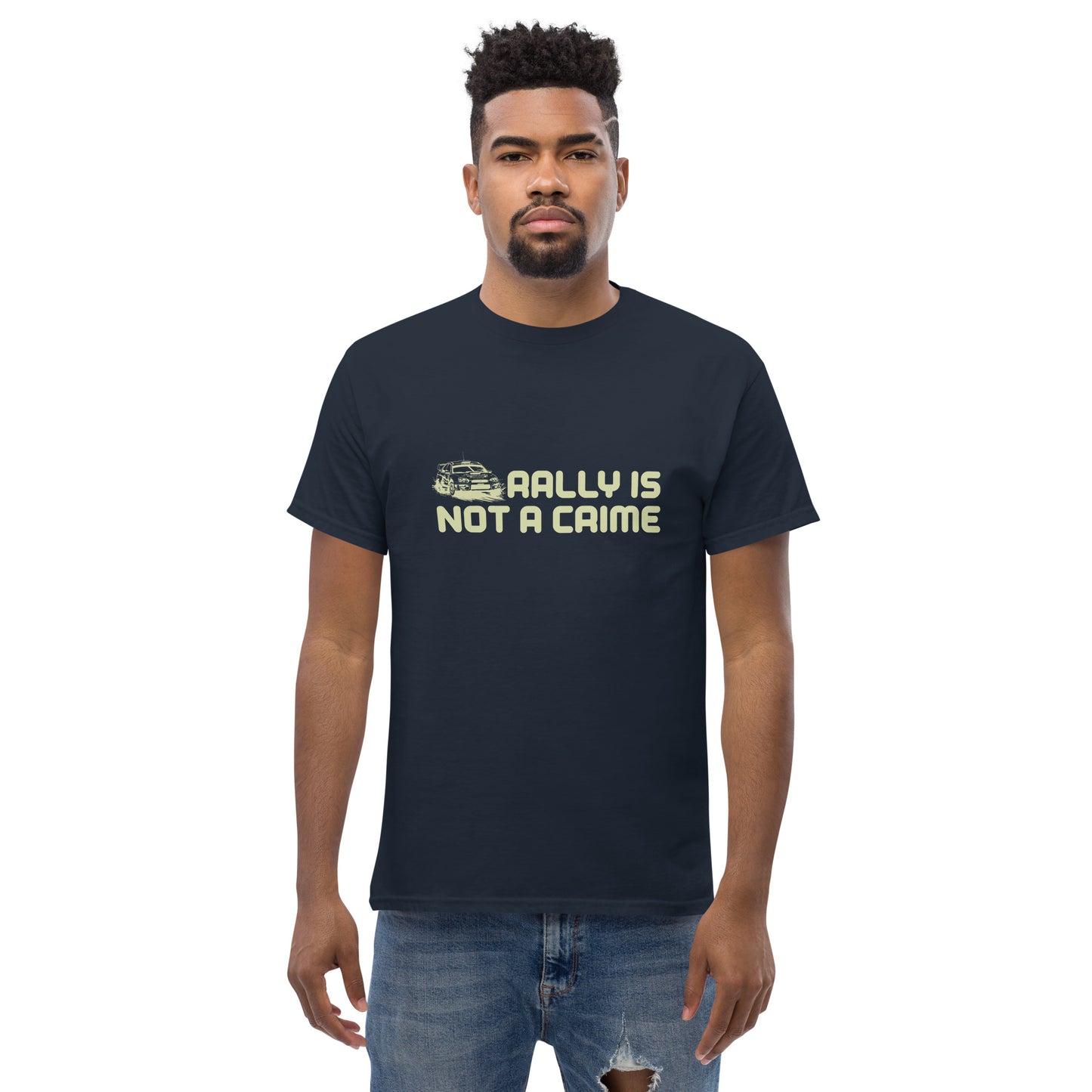 Rally is not a crime Unisex classic tee