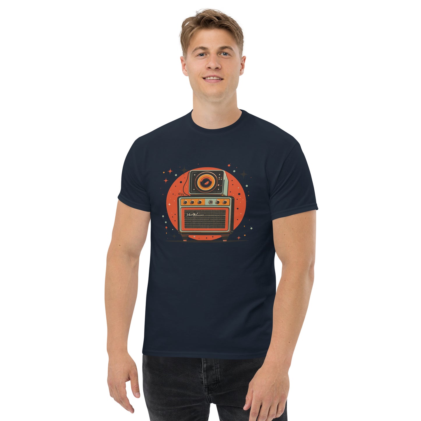 old school amplifier Unisex classic tee