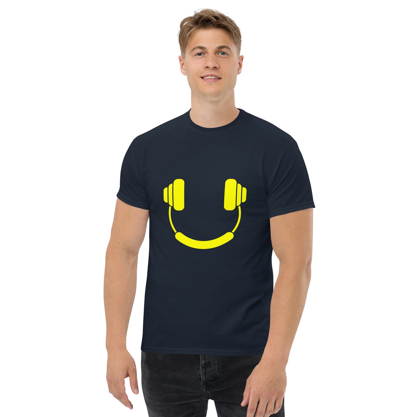 Dj Headset smiley Unisex classic tee