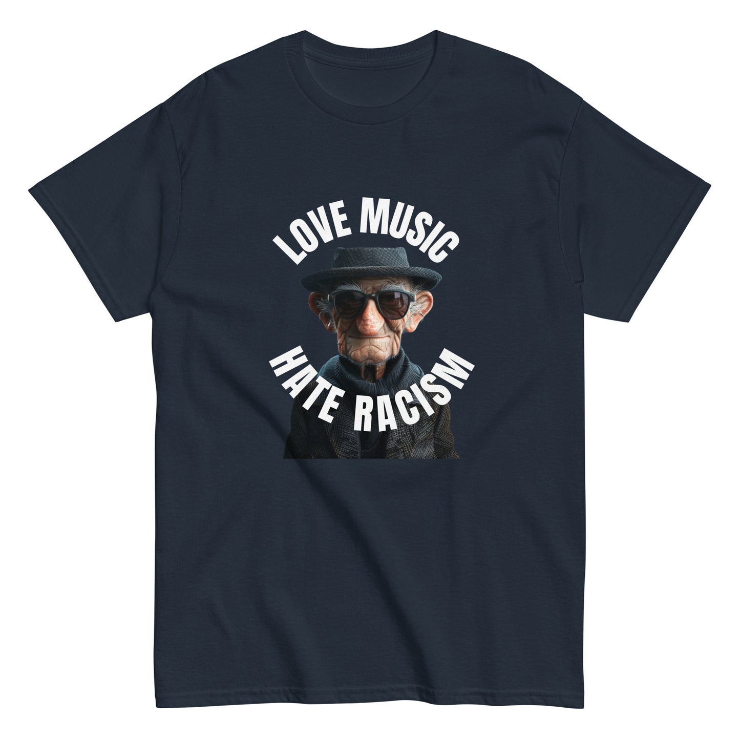 Love Music Hate Racism Unisex classic tee