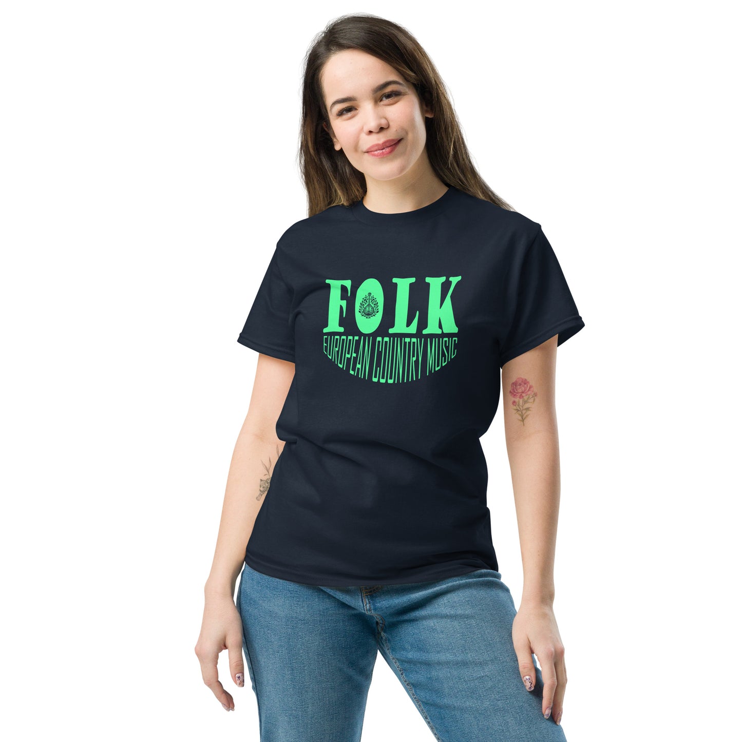 FOLK european country music Unisex classic tee