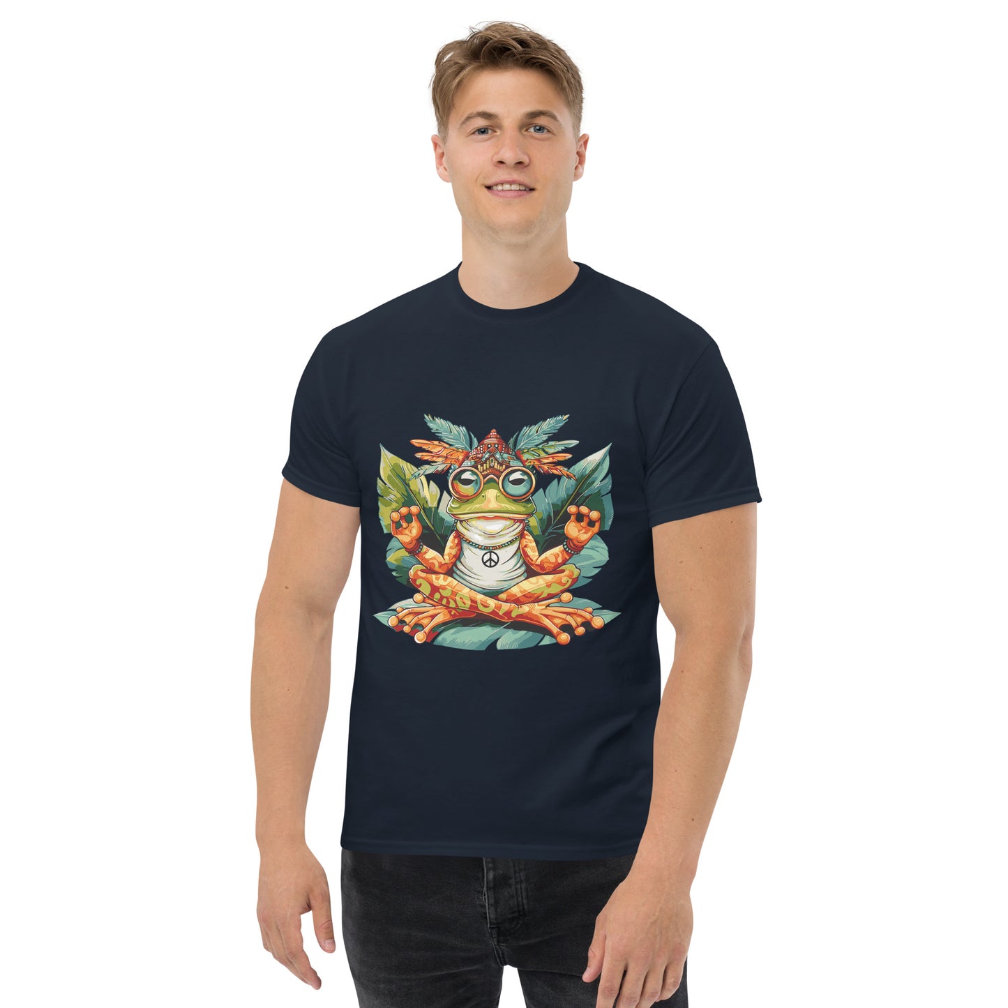 Hippie frog Unisex classic tee