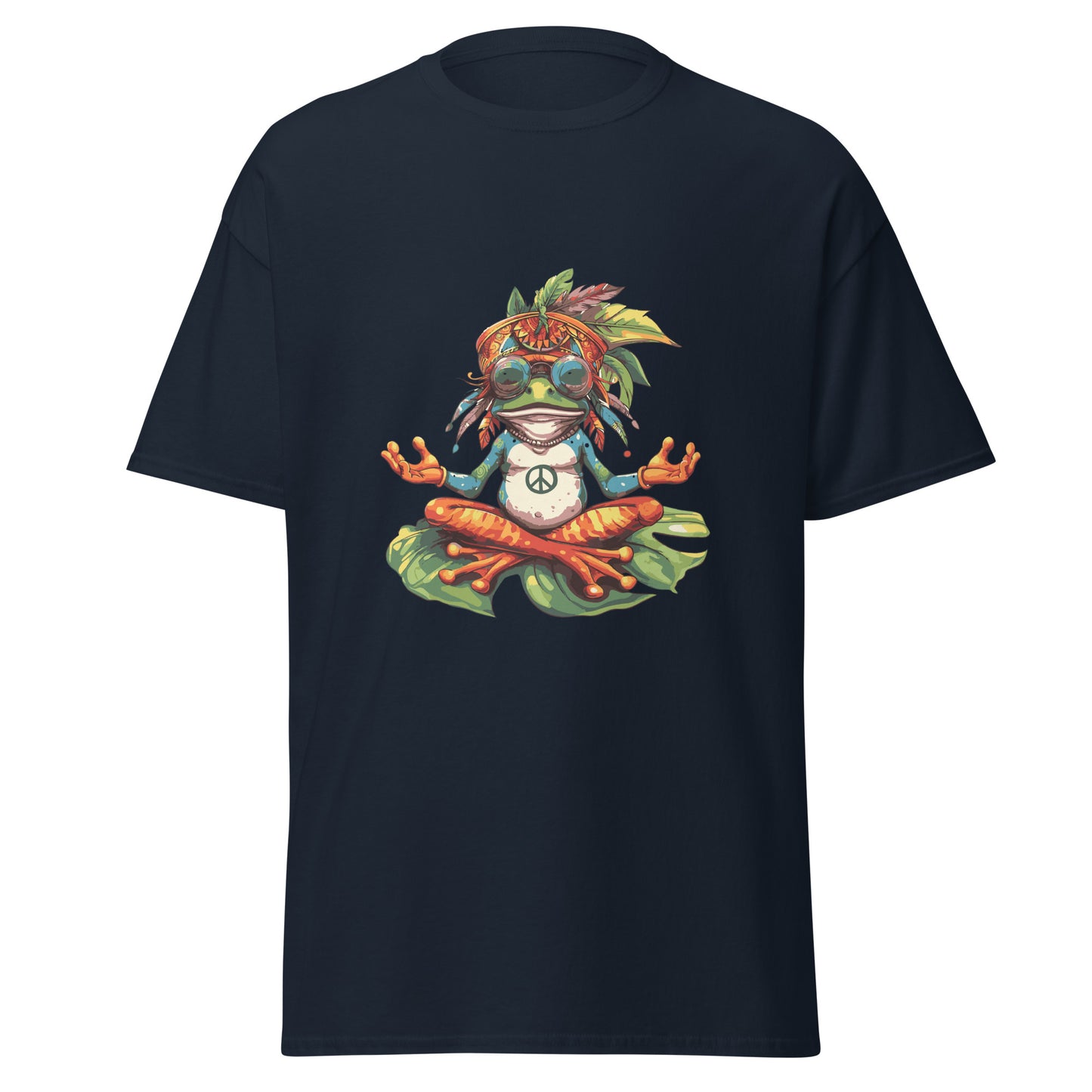 hippie frog Unisex classic tee