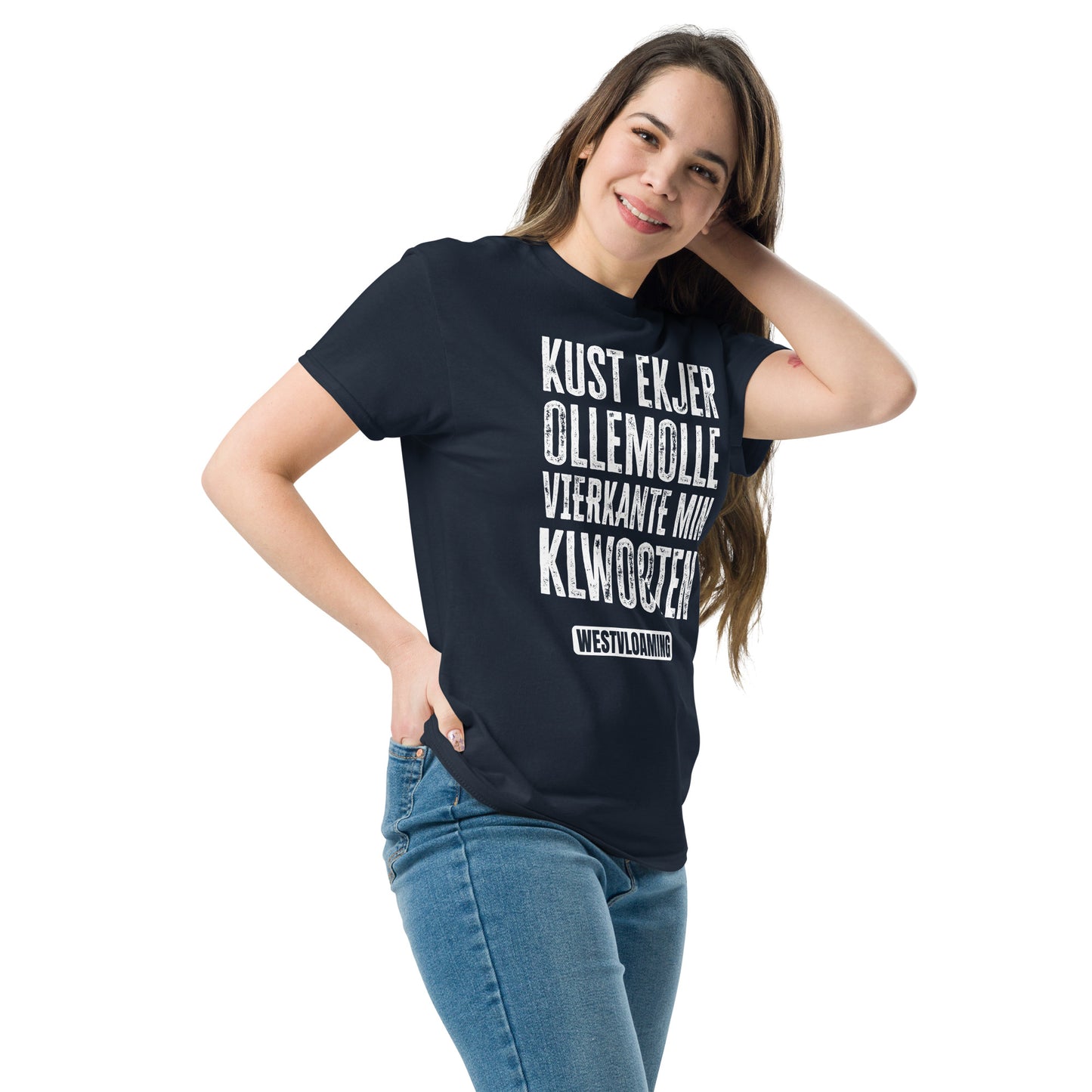 kust vierkantig mien klwooten Unisex classic tee