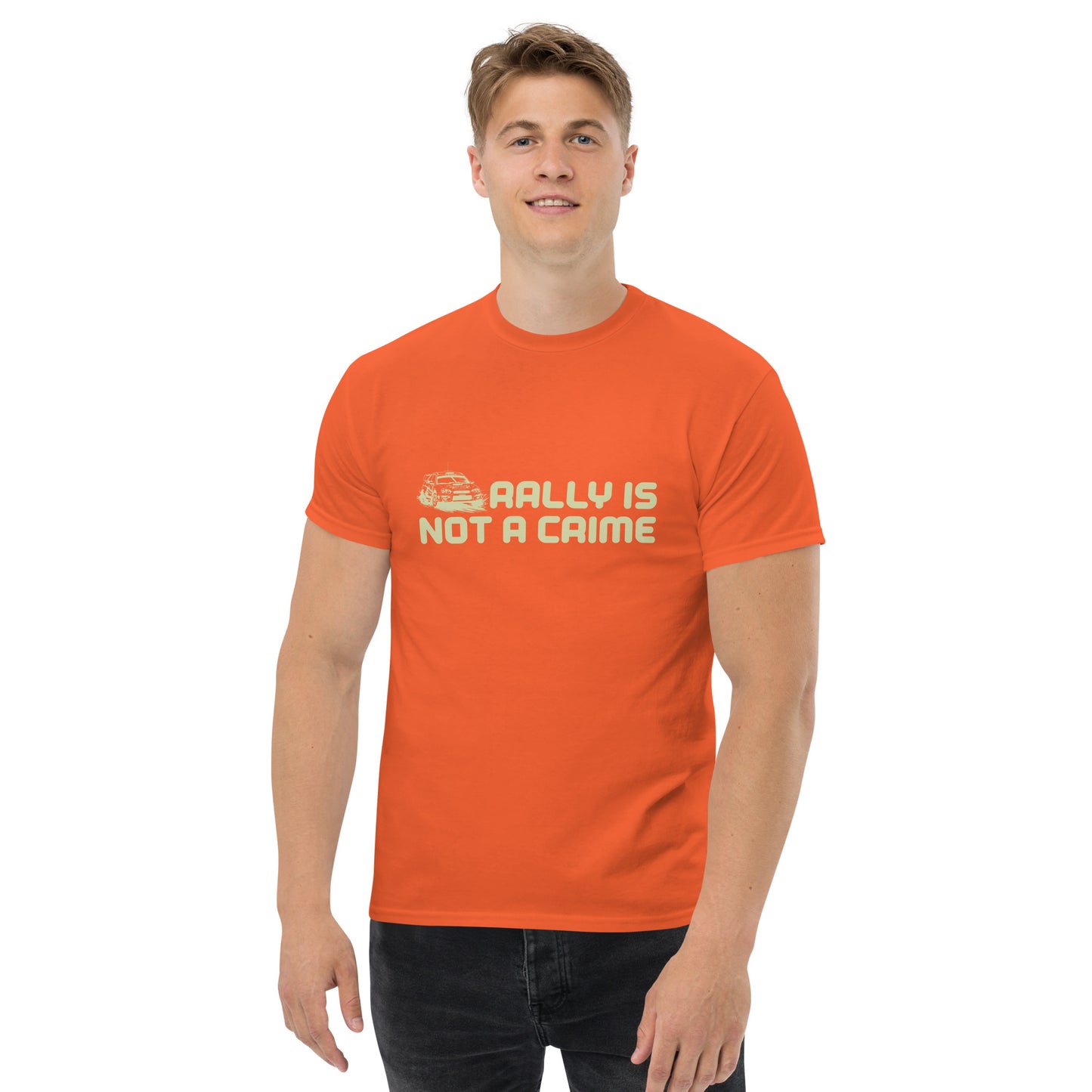 Rally is not a crime Unisex classic tee