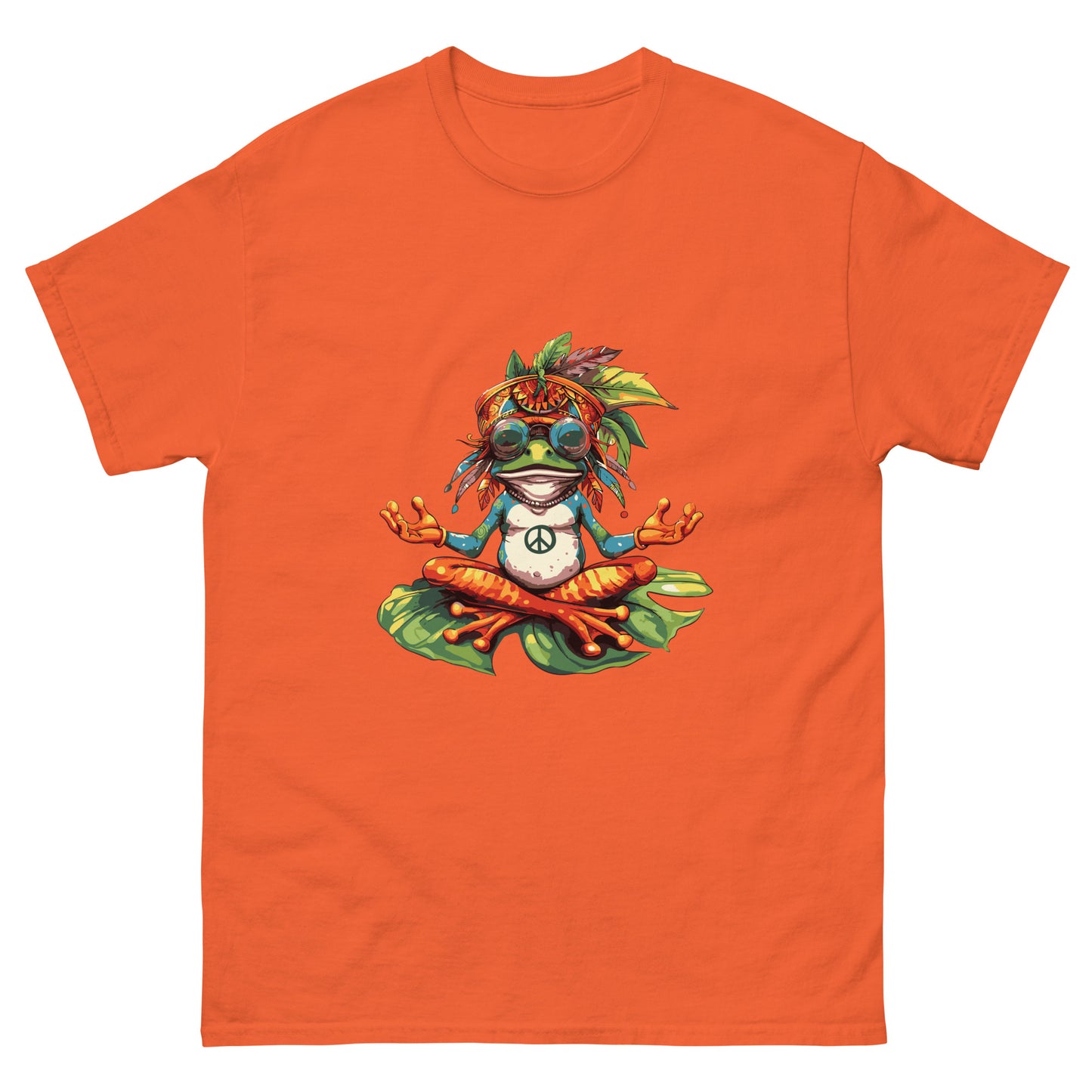 hippie frog Unisex classic tee