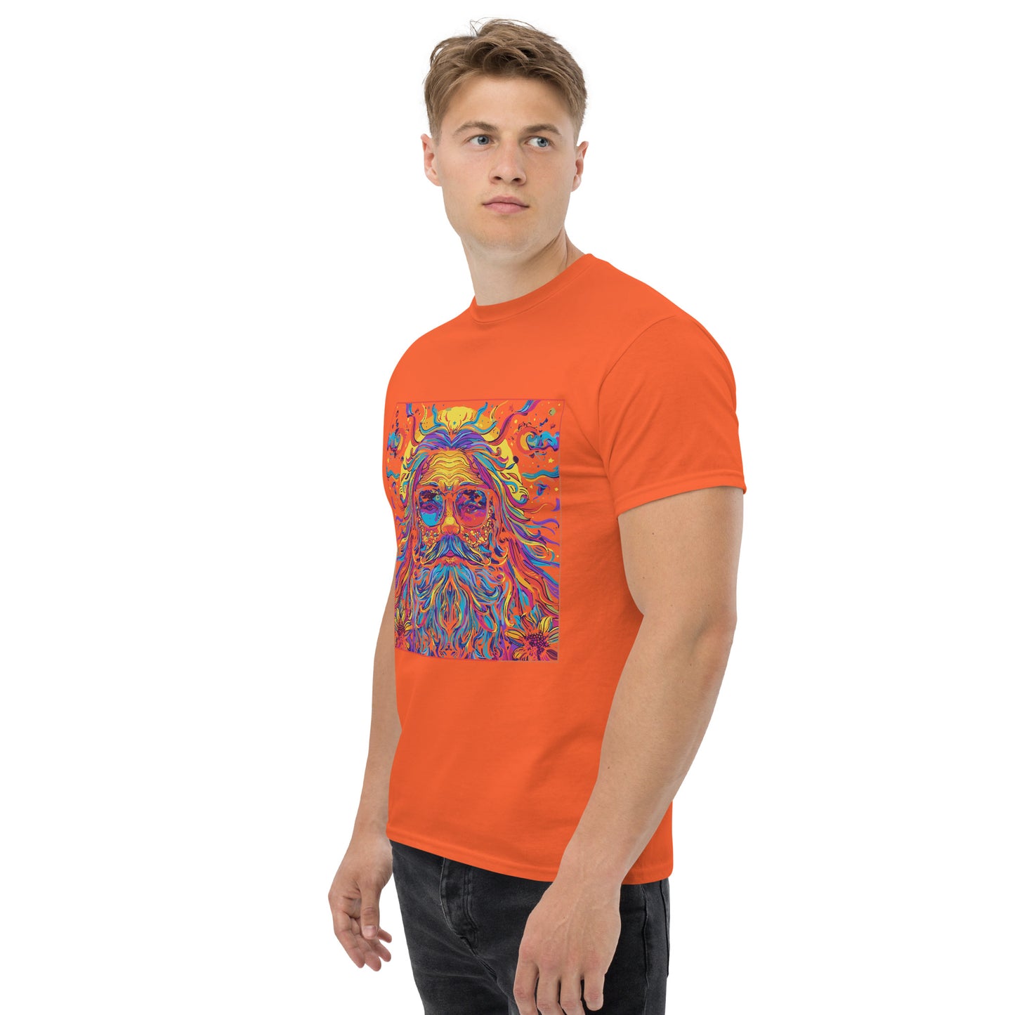 Hippie in square Unisex classic tee