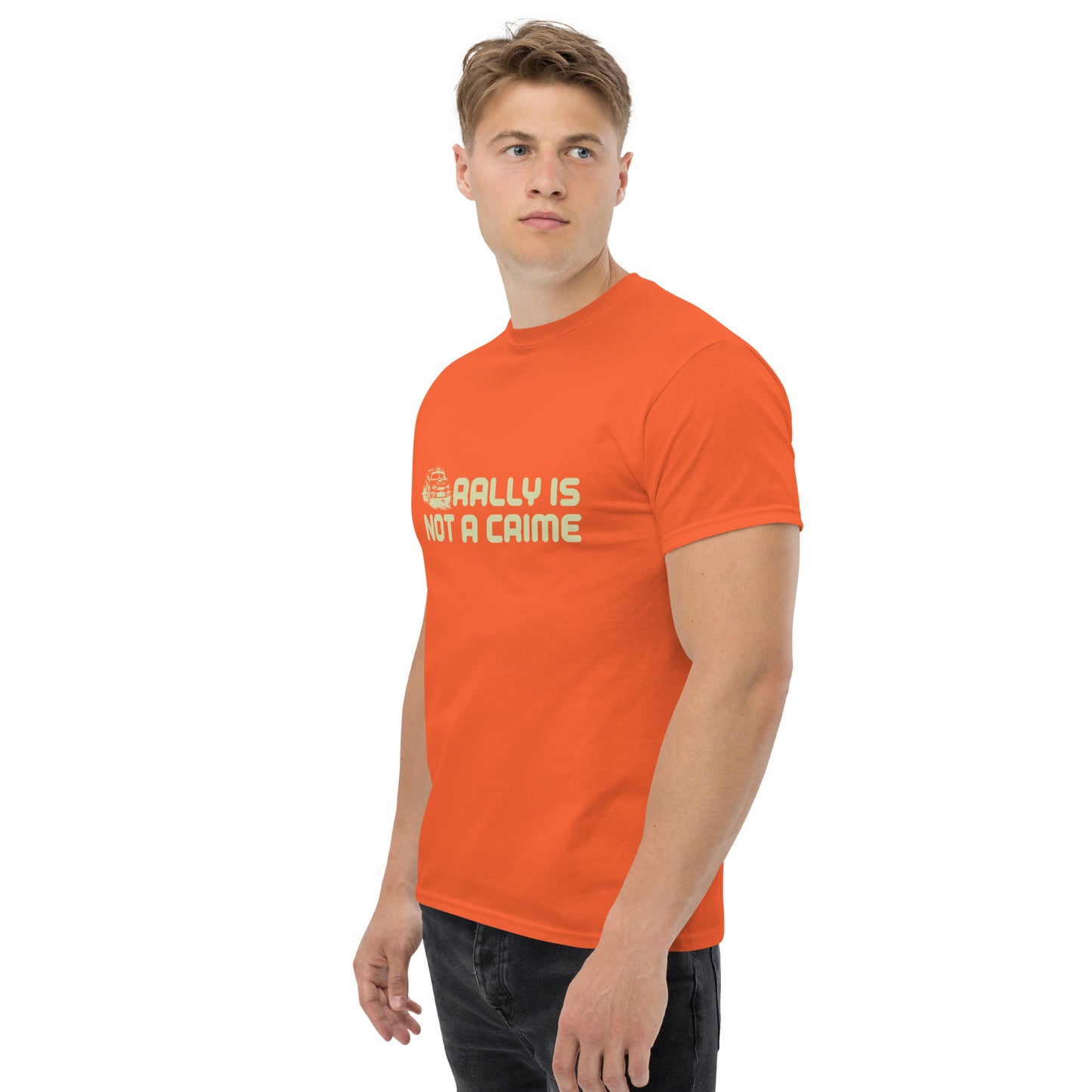 Rally is not a crime Unisex classic tee