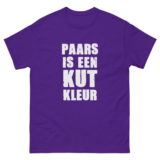 paars is een Kut kleur Unisex classic tee