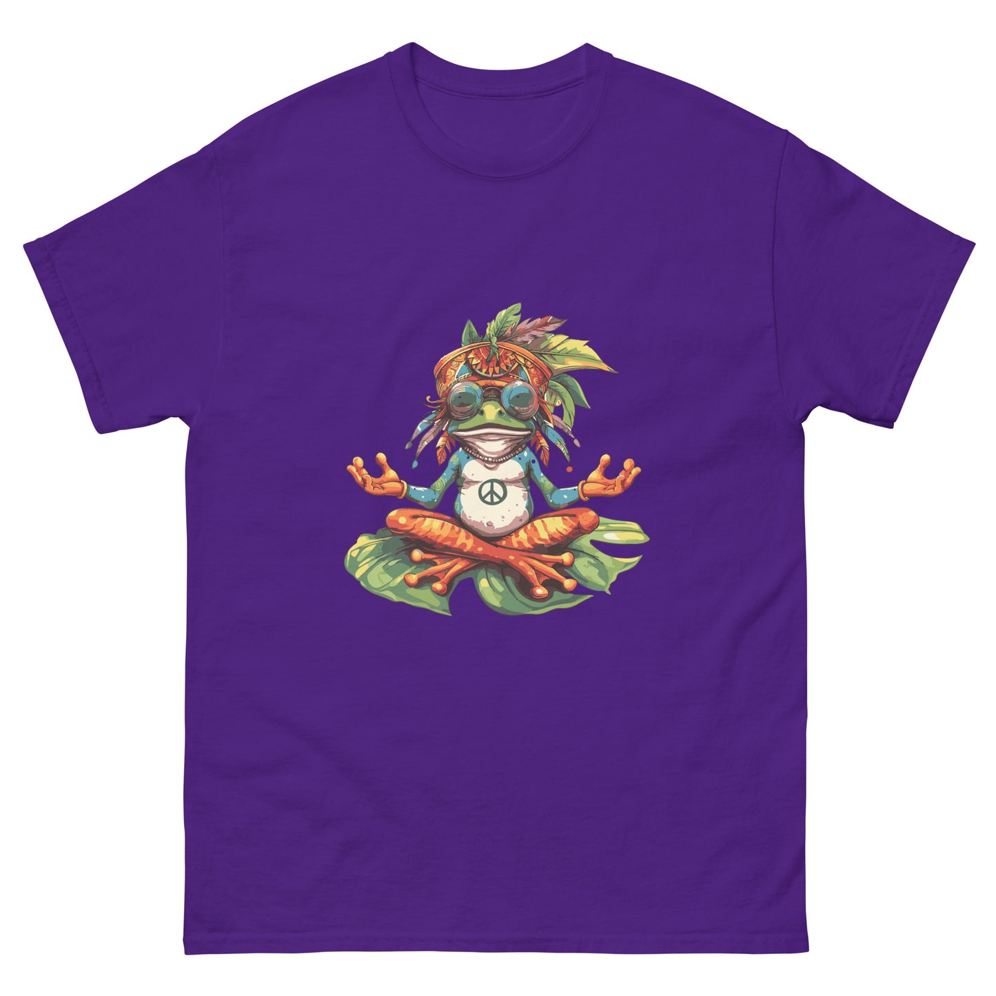 hippie frog Unisex classic tee