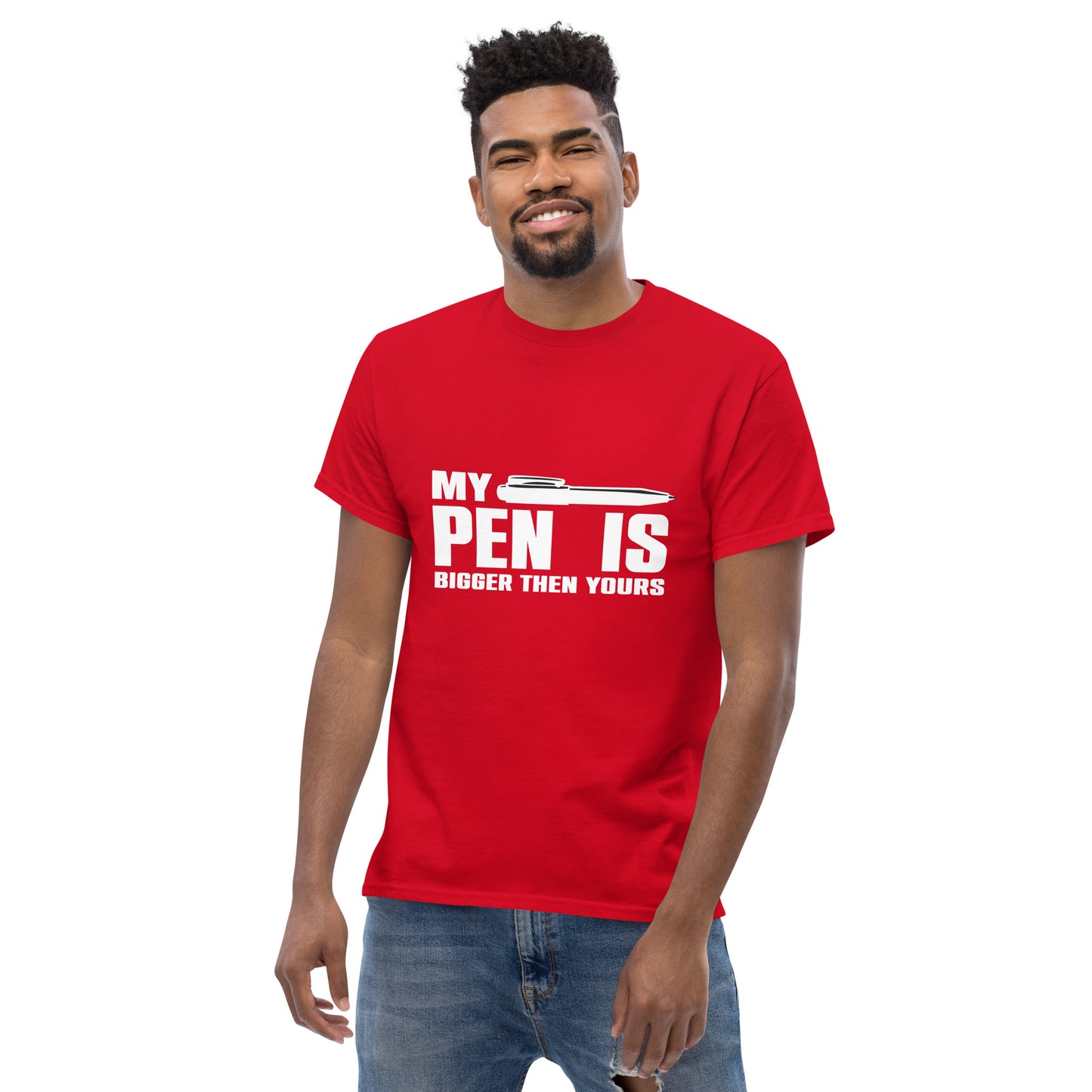 My pen ie bigger Unisex classic tee