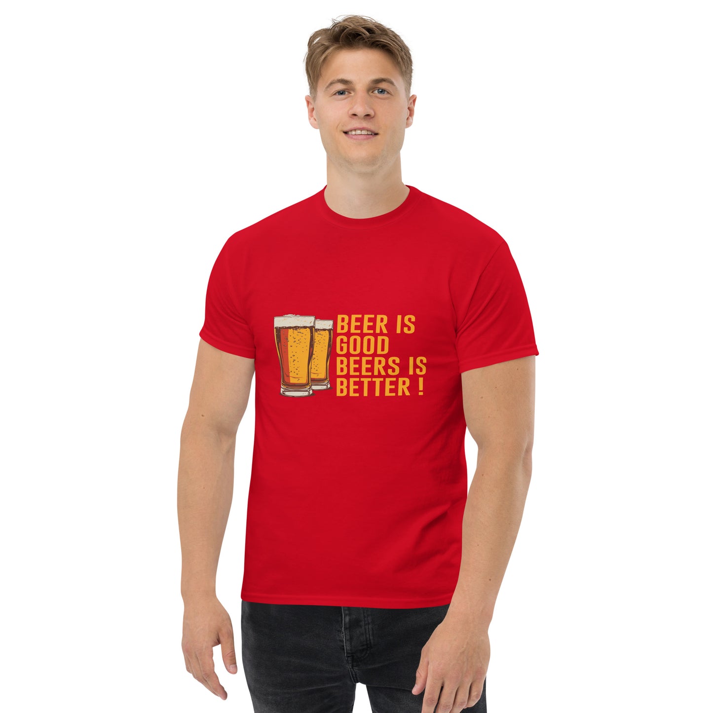 Beers is better Unisex classic tee