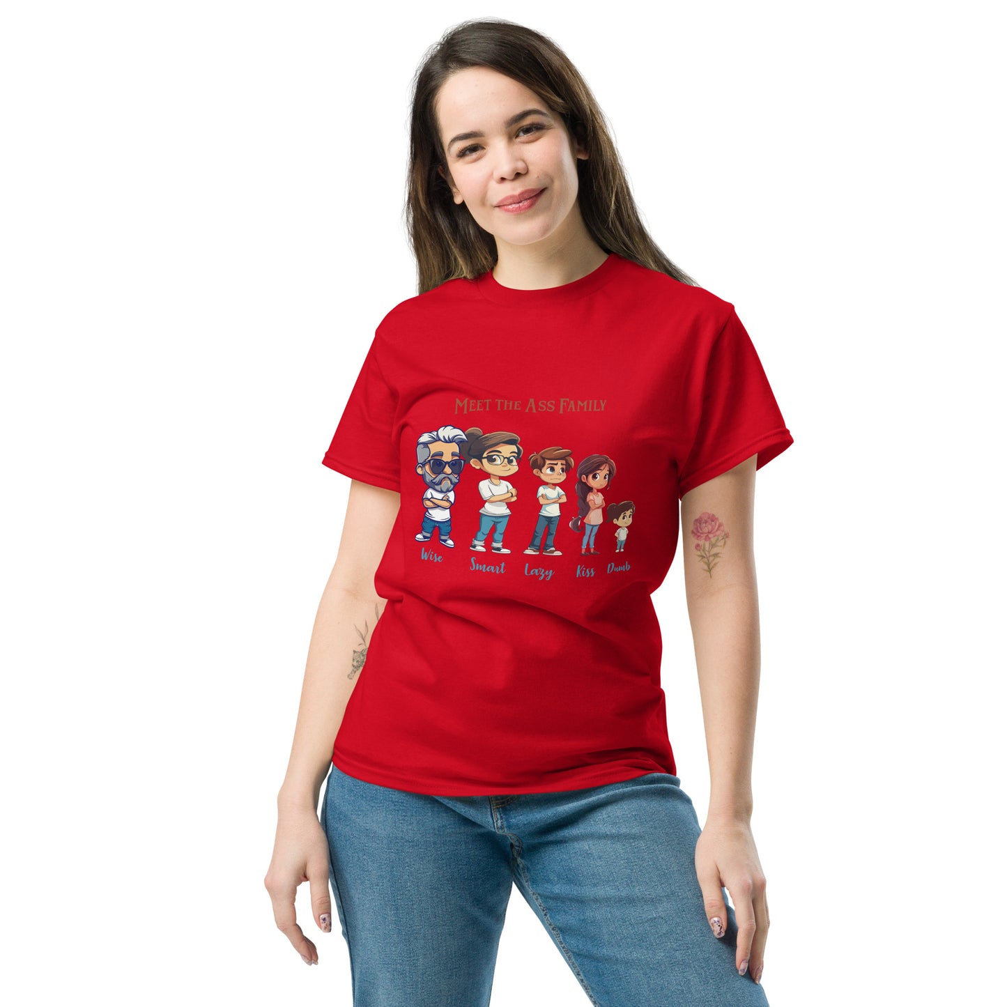 Meet the ass family Unisex classic tee