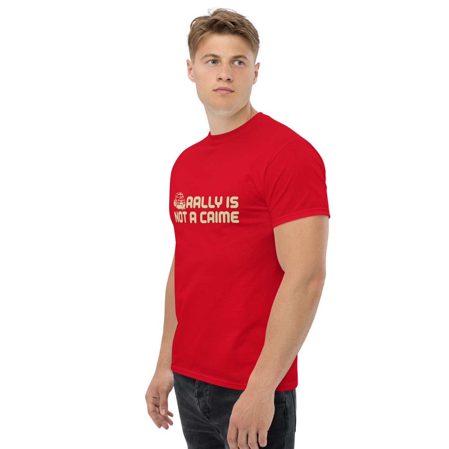 Rally is not a crime Unisex classic tee