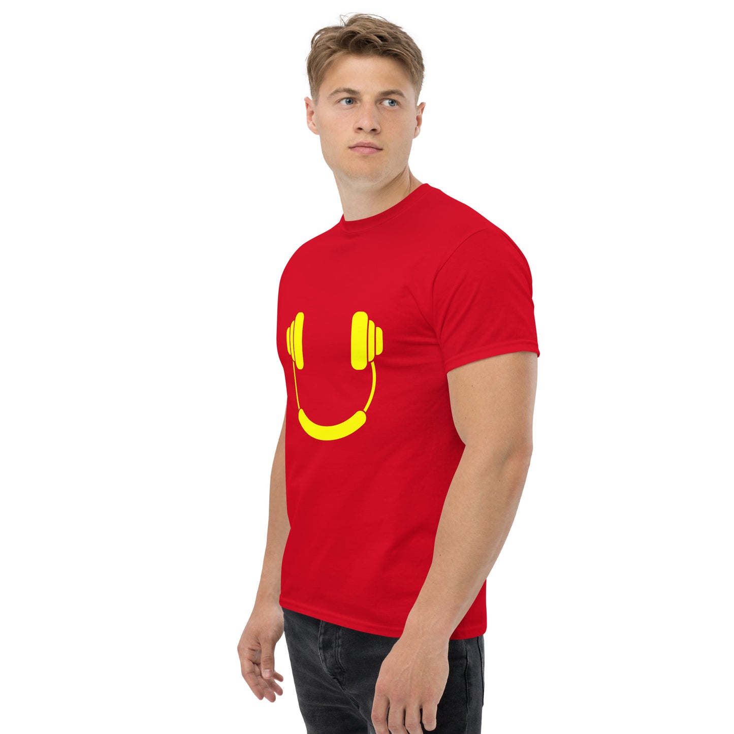 Dj Headset smiley Unisex classic tee