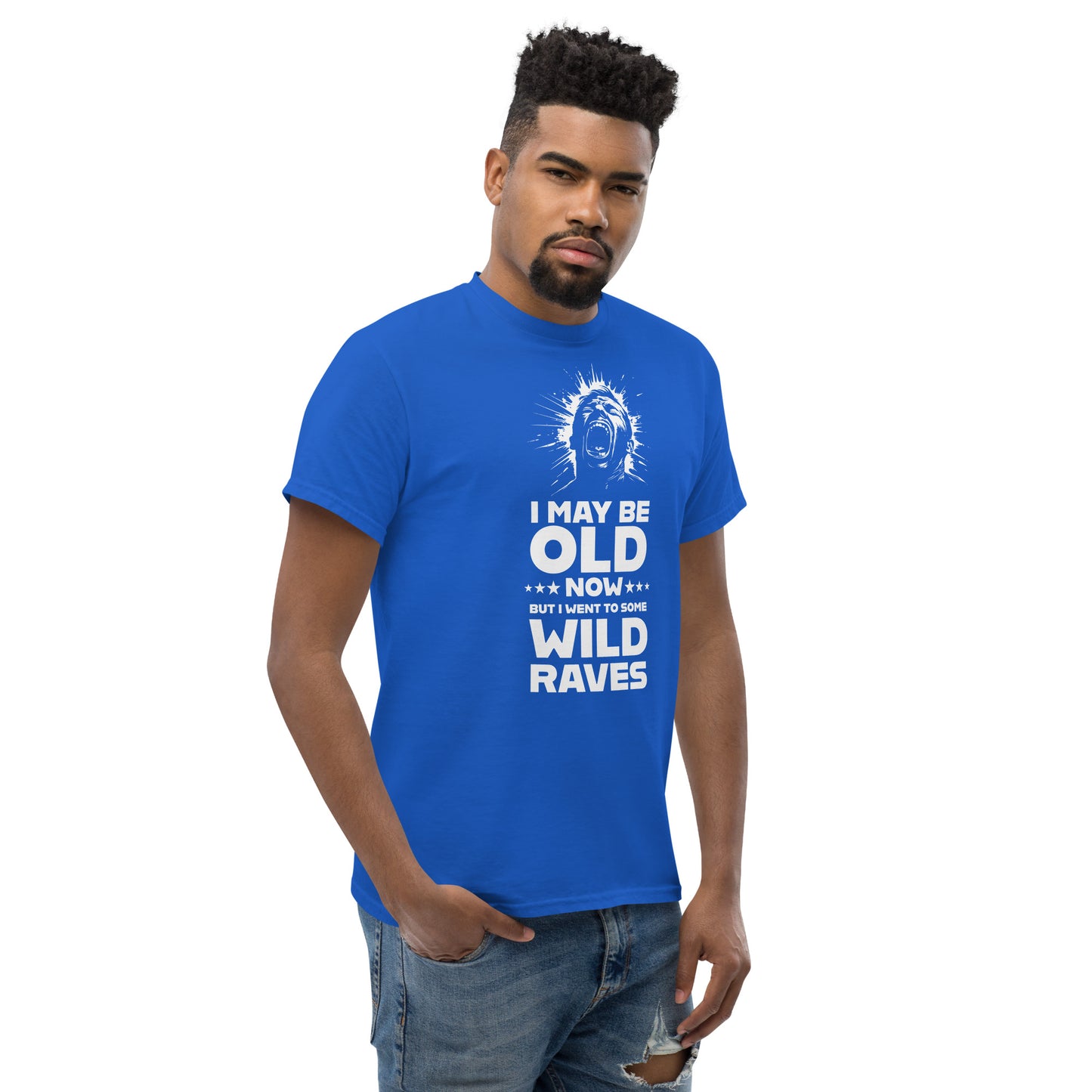 i may be old Unisex classic tee