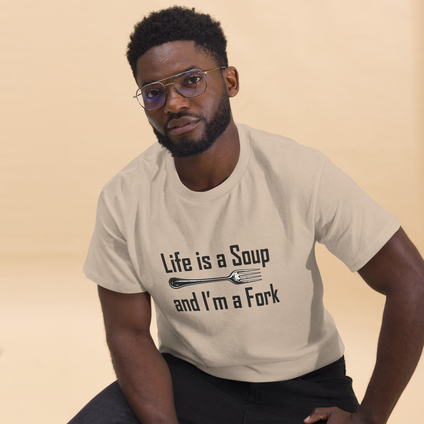 life is a soup Unisex classic tee