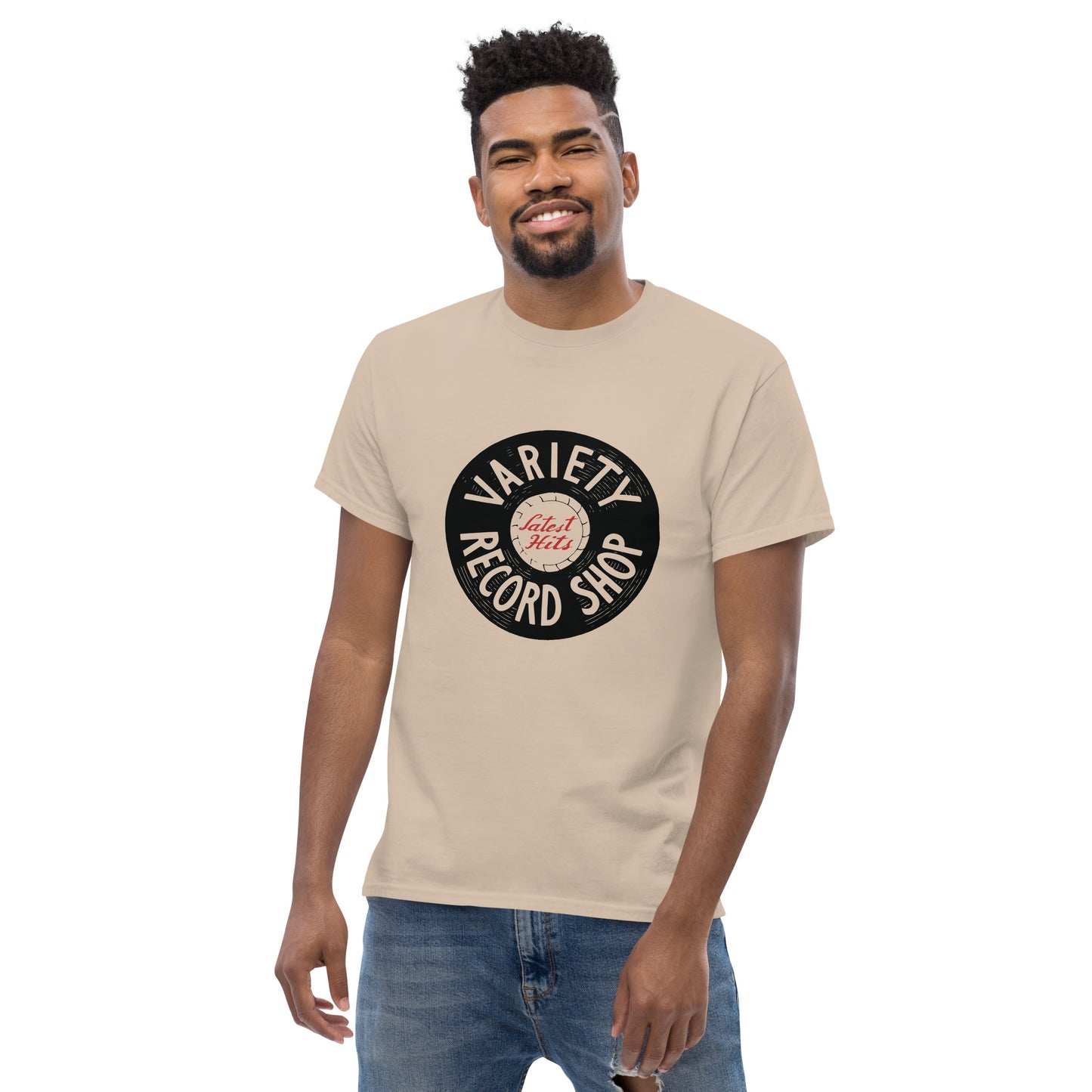 Old school variety records Unisex classic tee