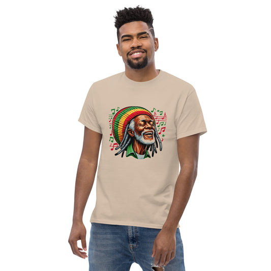 Old Rasta Man Laughing Unisex classic tee