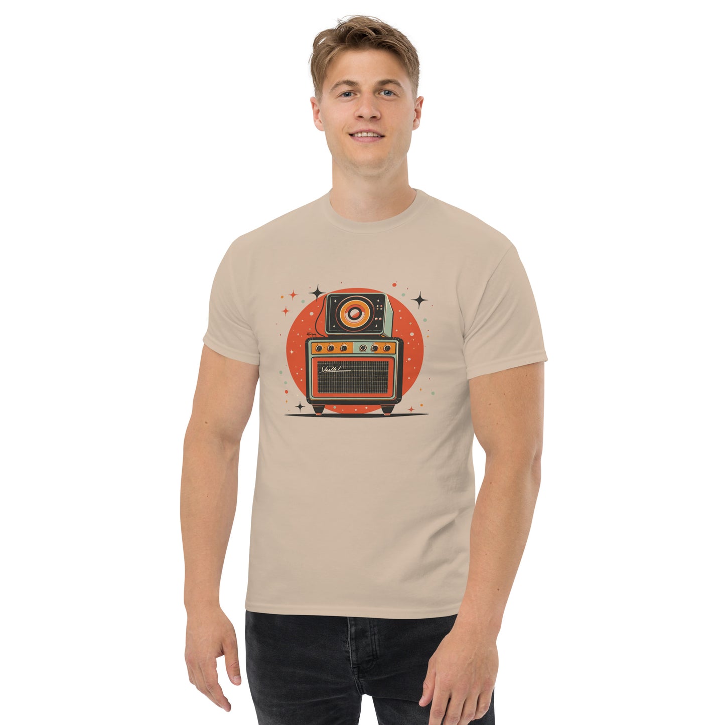 old school amplifier Unisex classic tee