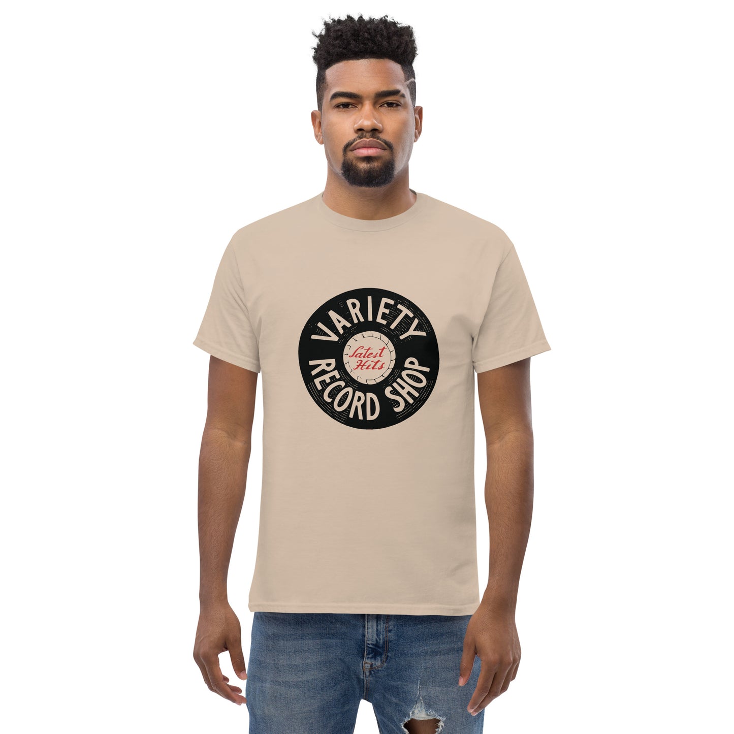 Old school variety records Unisex classic tee